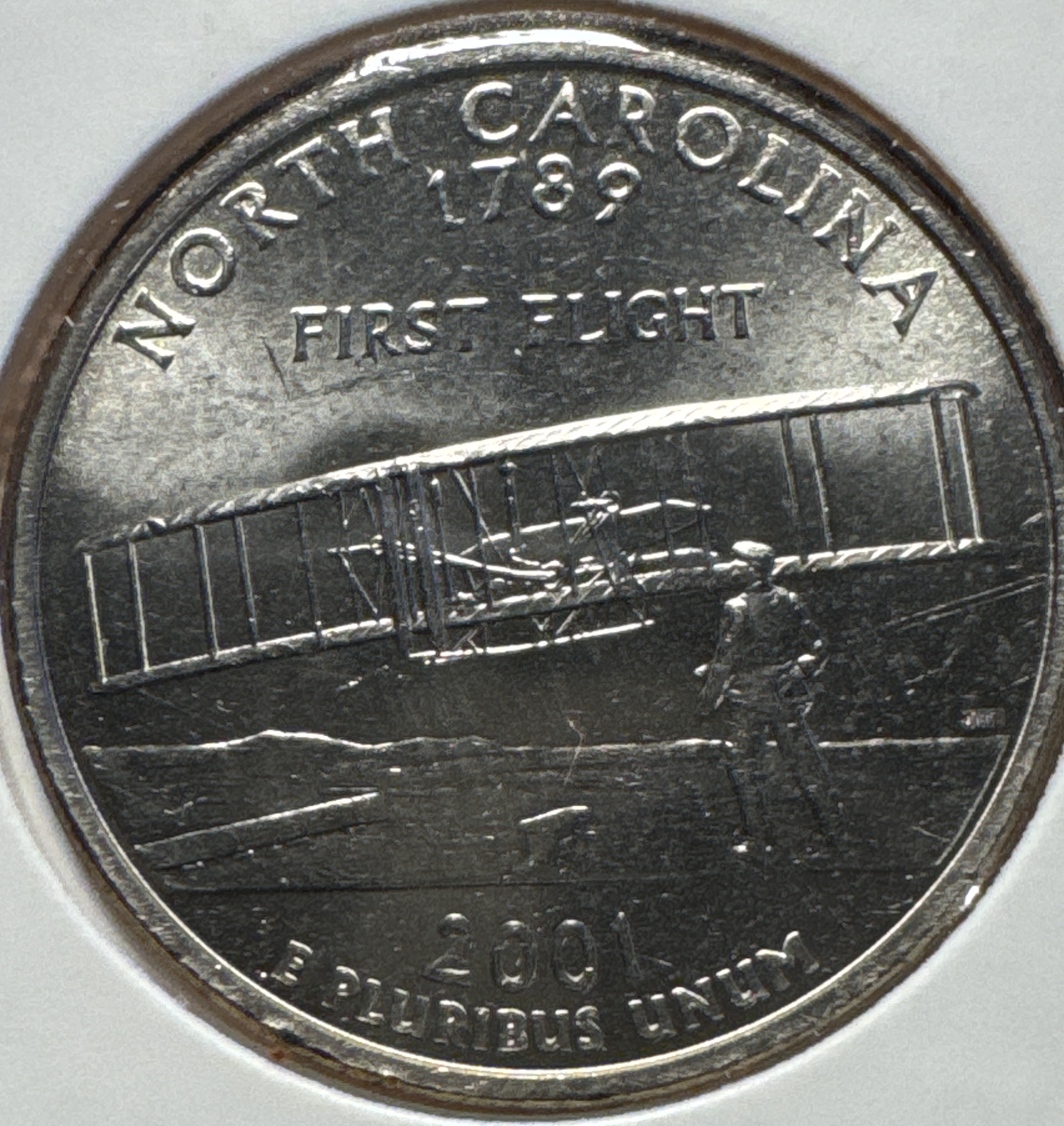 2001-D Washington Quarter Ungraded — back