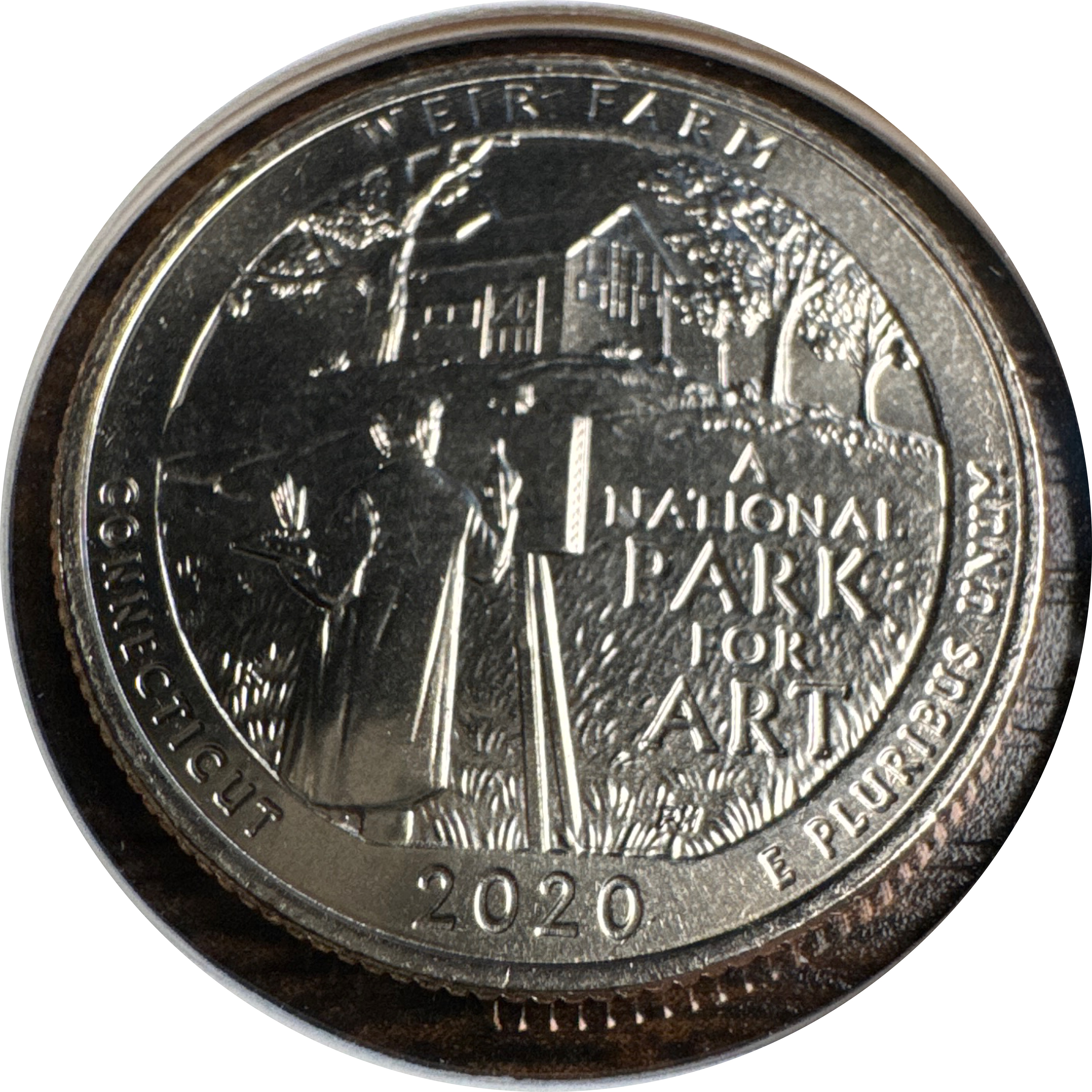 2020-D Washington Quarter Ungraded — back