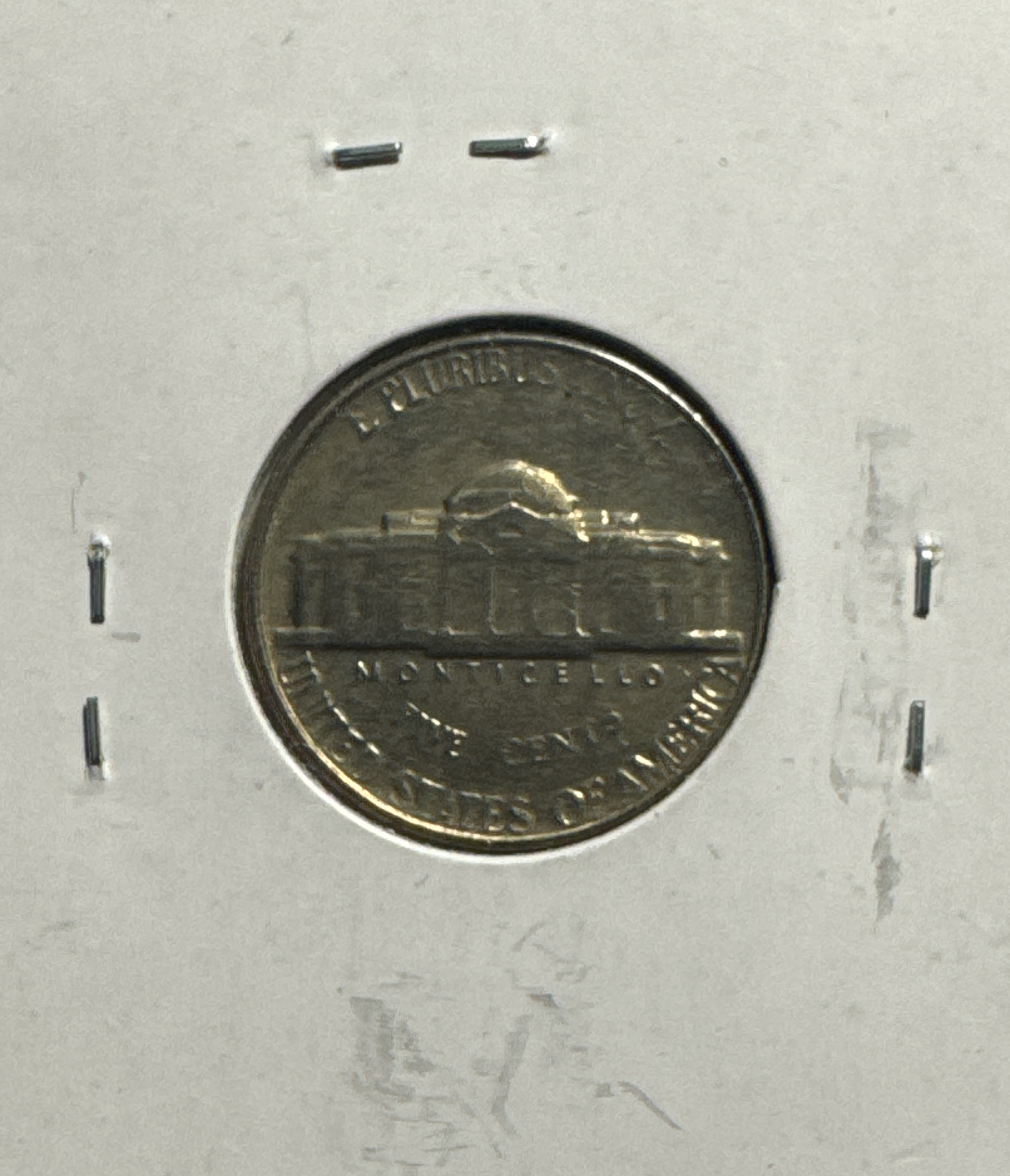 1959-P Jefferson Nickel Ungraded — back