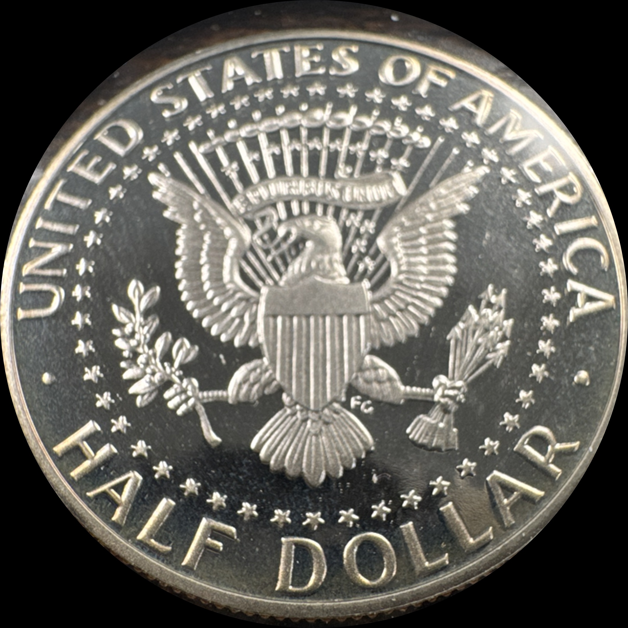1988-S Kennedy Half Dollar Ungraded — back