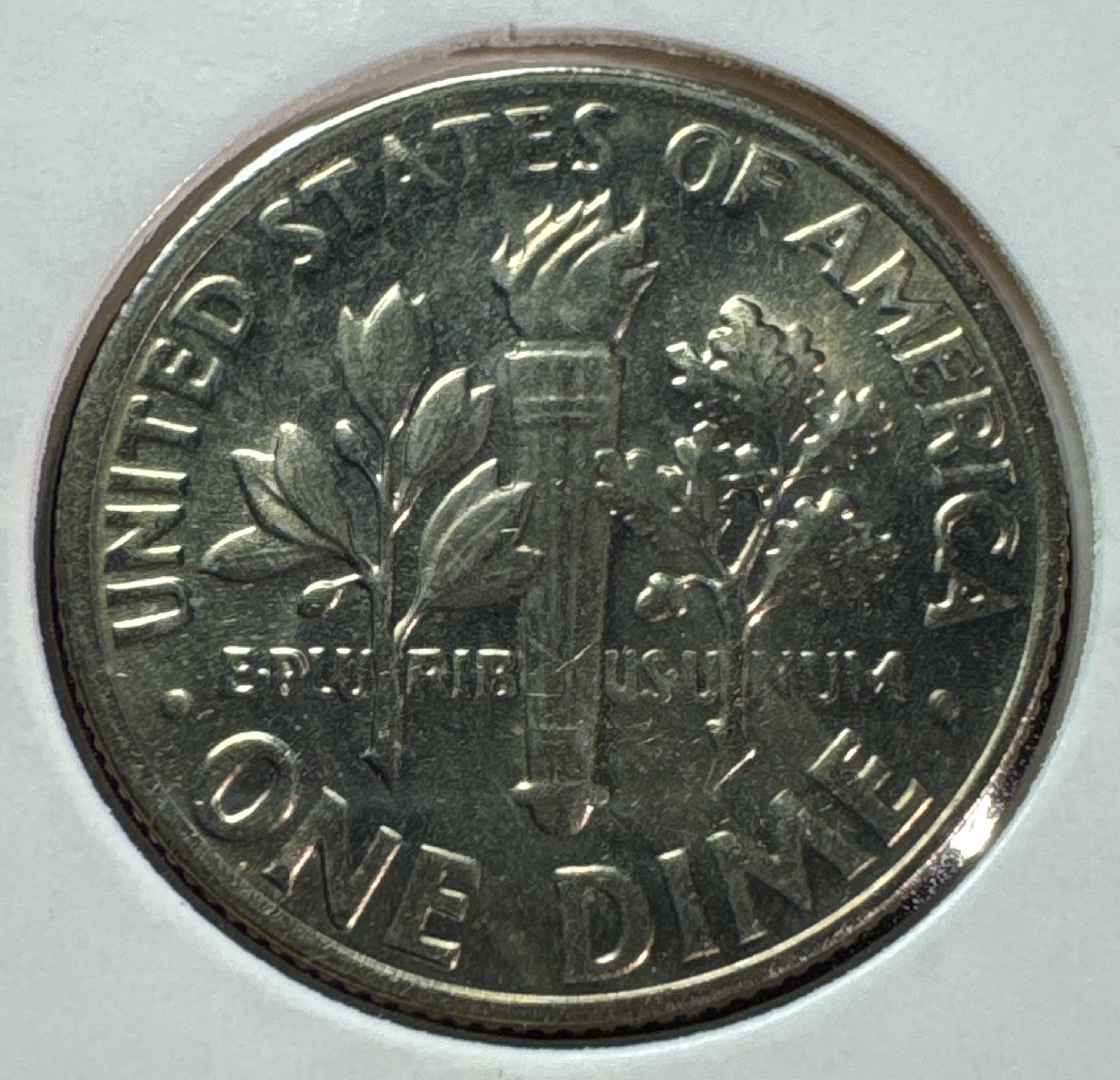 1979-P Roosevelt Dime Ungraded — back