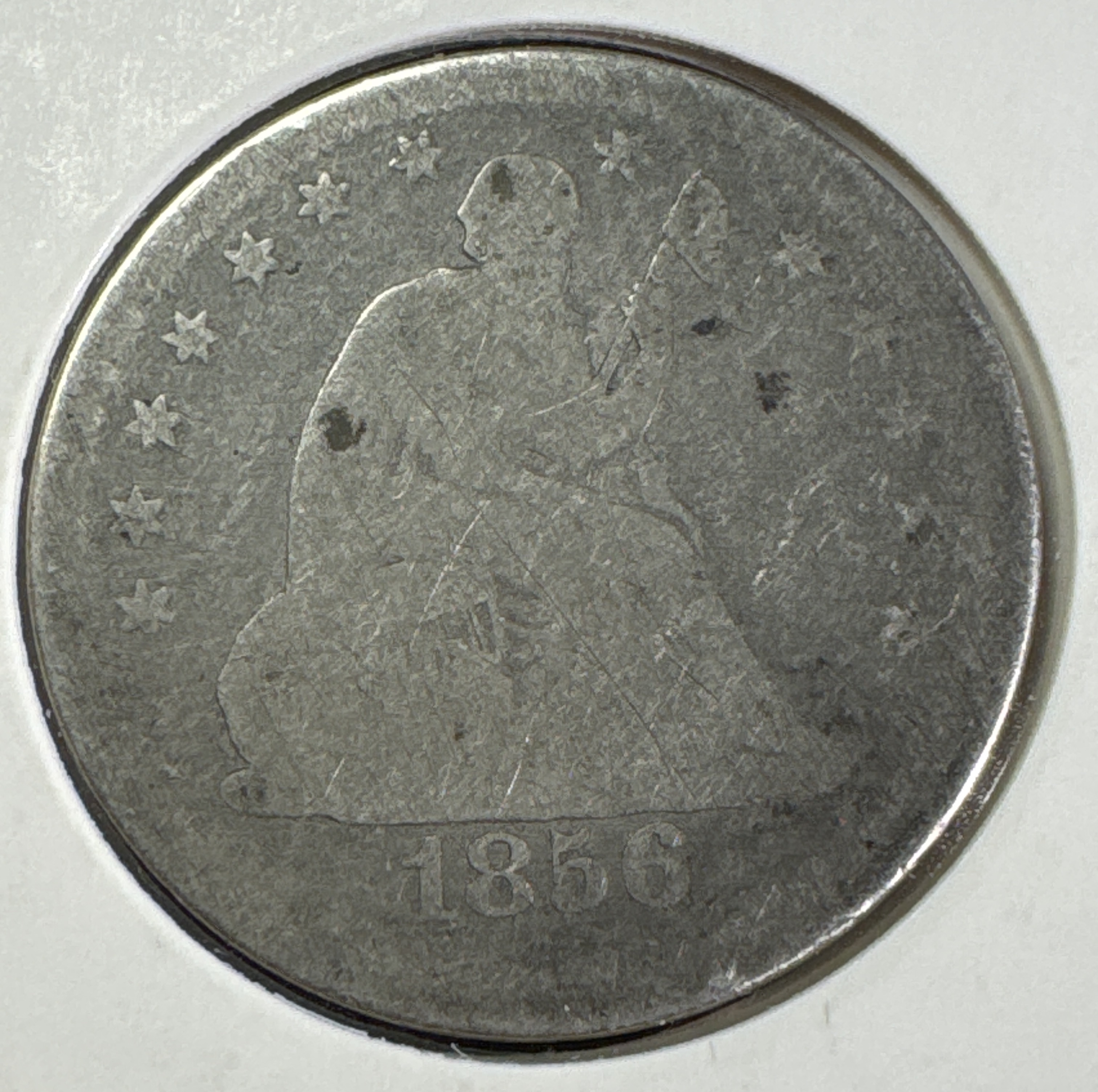 1856-P Seated Liberty Quarter Ungraded
