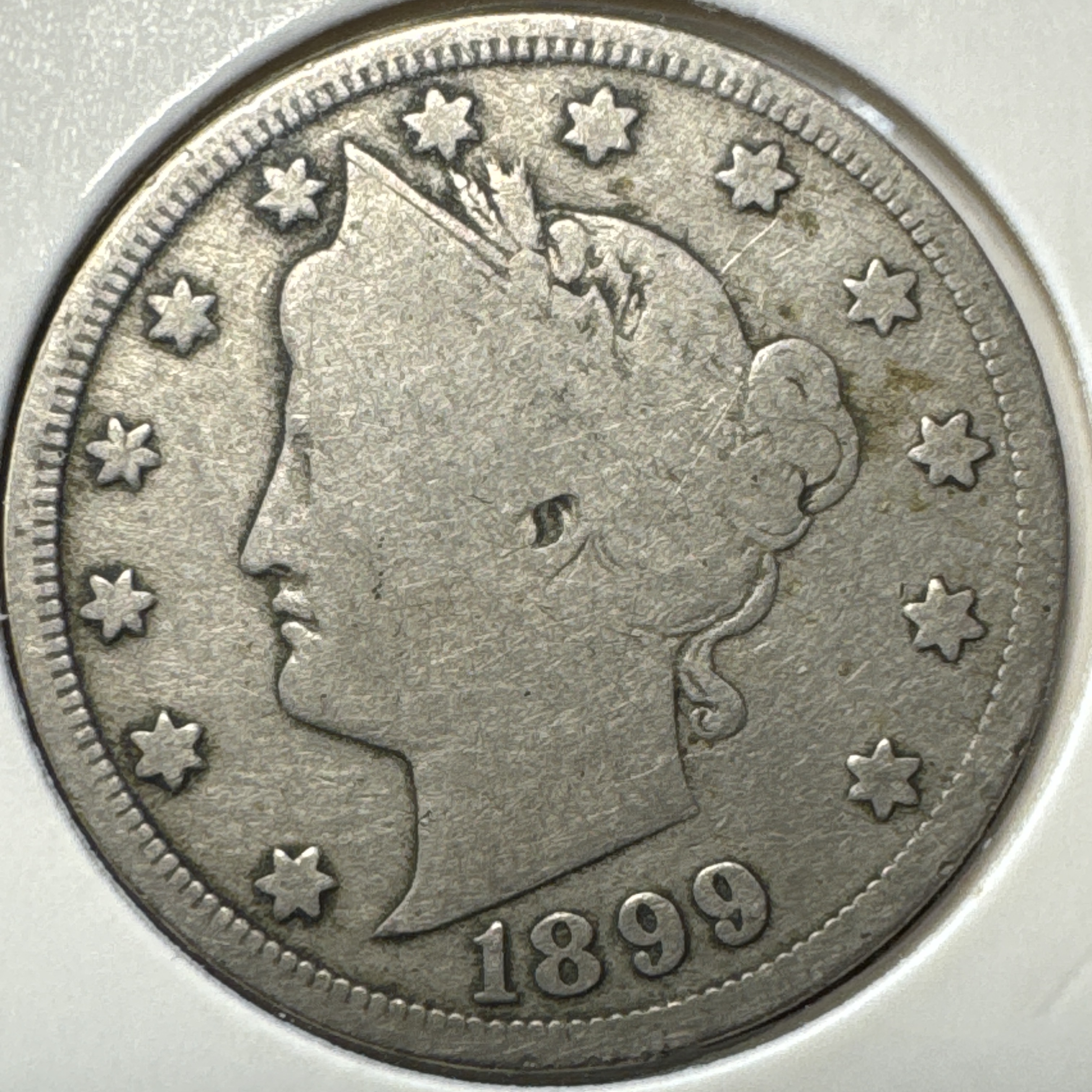 1899-P Liberty V Nickel Ungraded