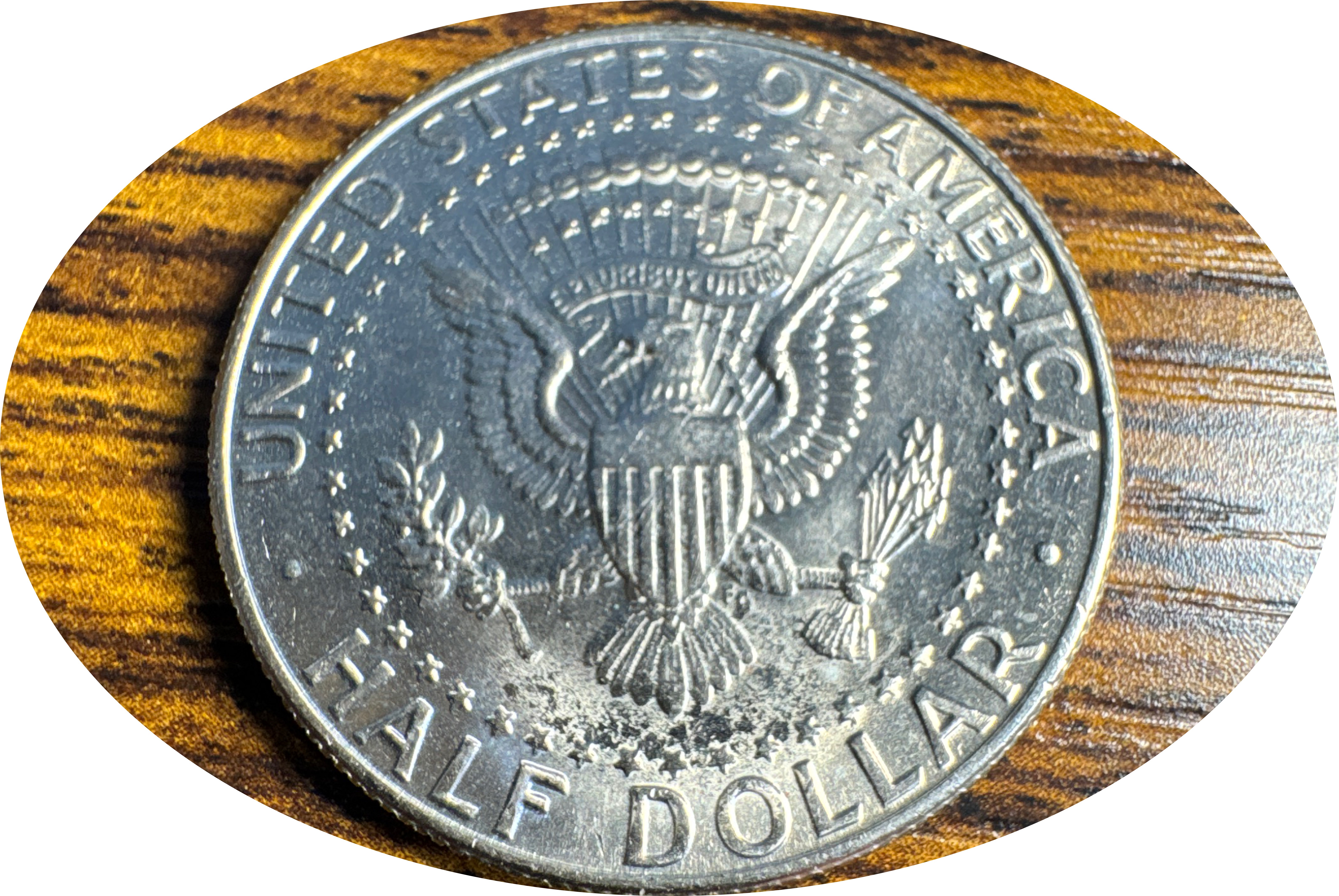 1989-D Kennedy Half Dollar Ungraded — back