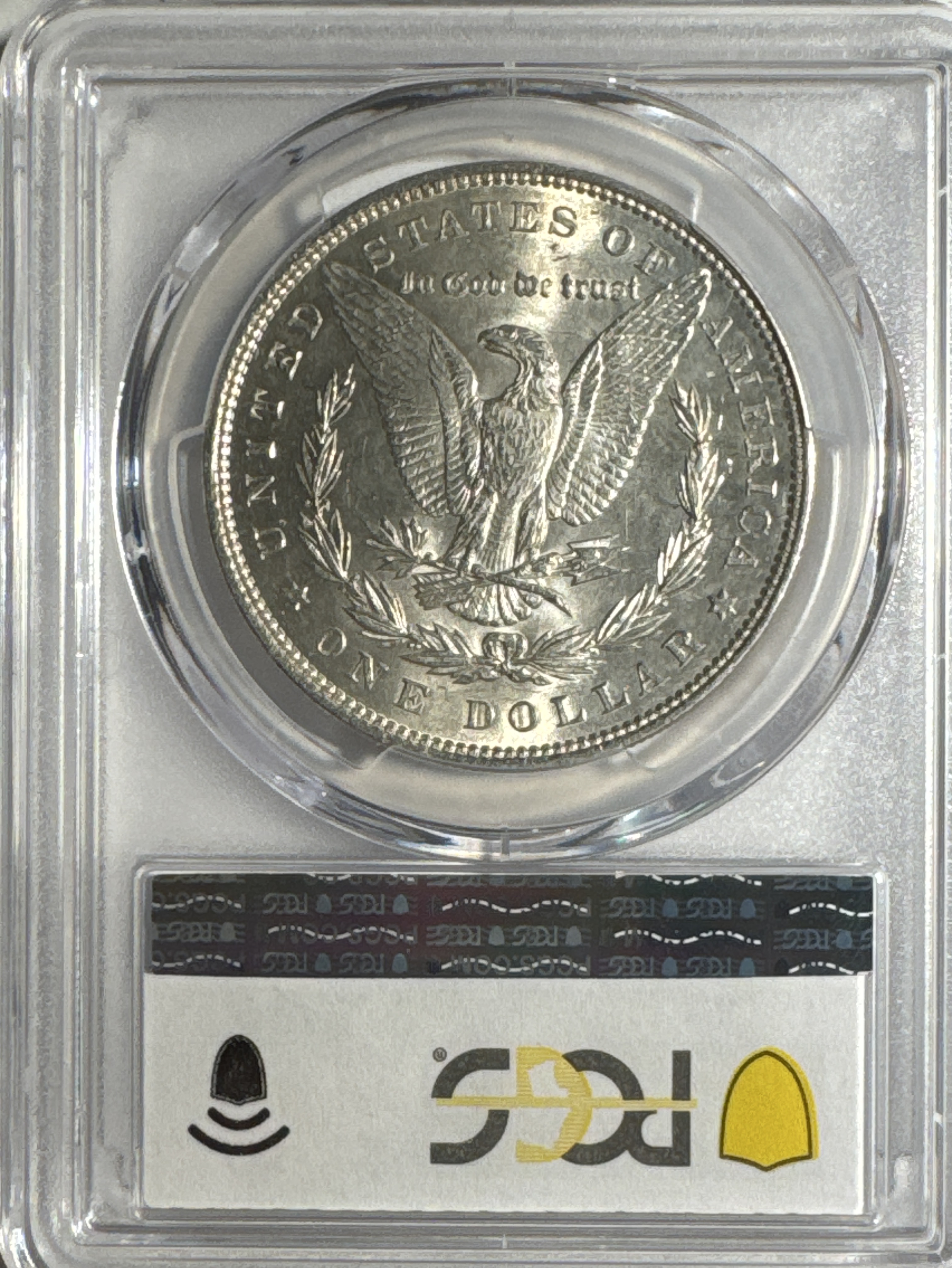 1896-P Morgan Dollar MS62 — back