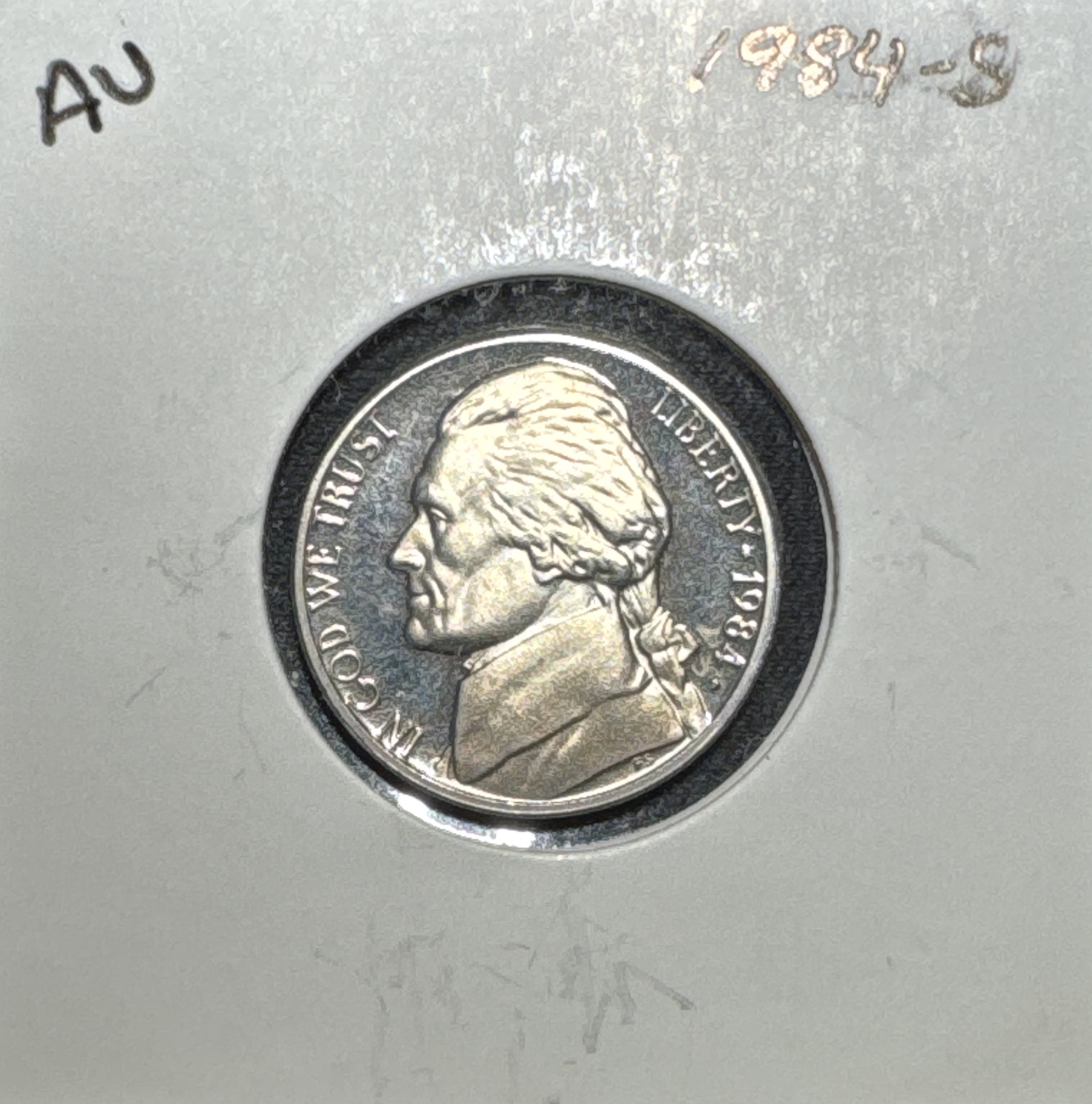 1984-S Jefferson Nickel Ungraded
