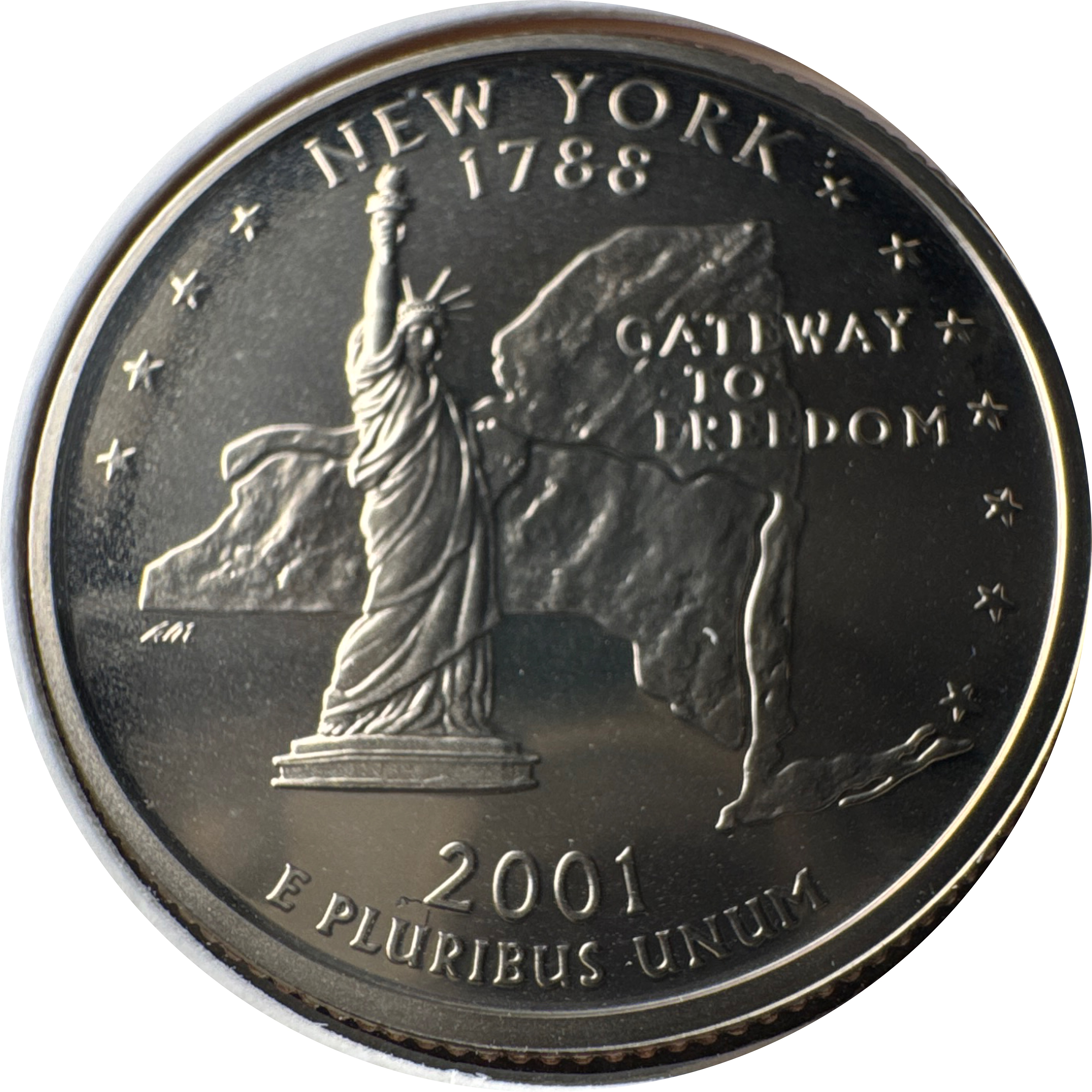 2001-S Washington Quarter Ungraded — back