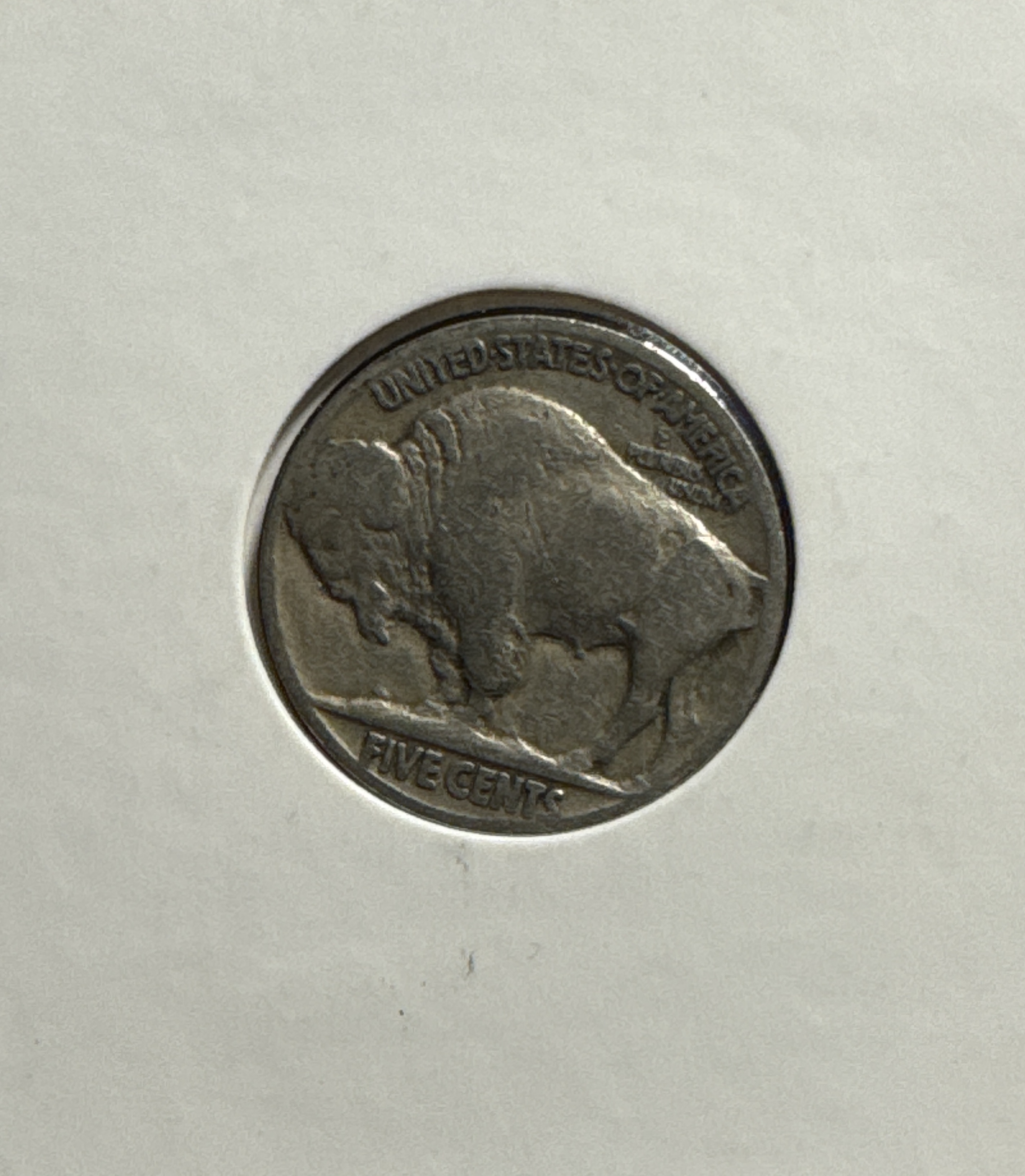1917-P Buffalo Nickel Ungraded — back