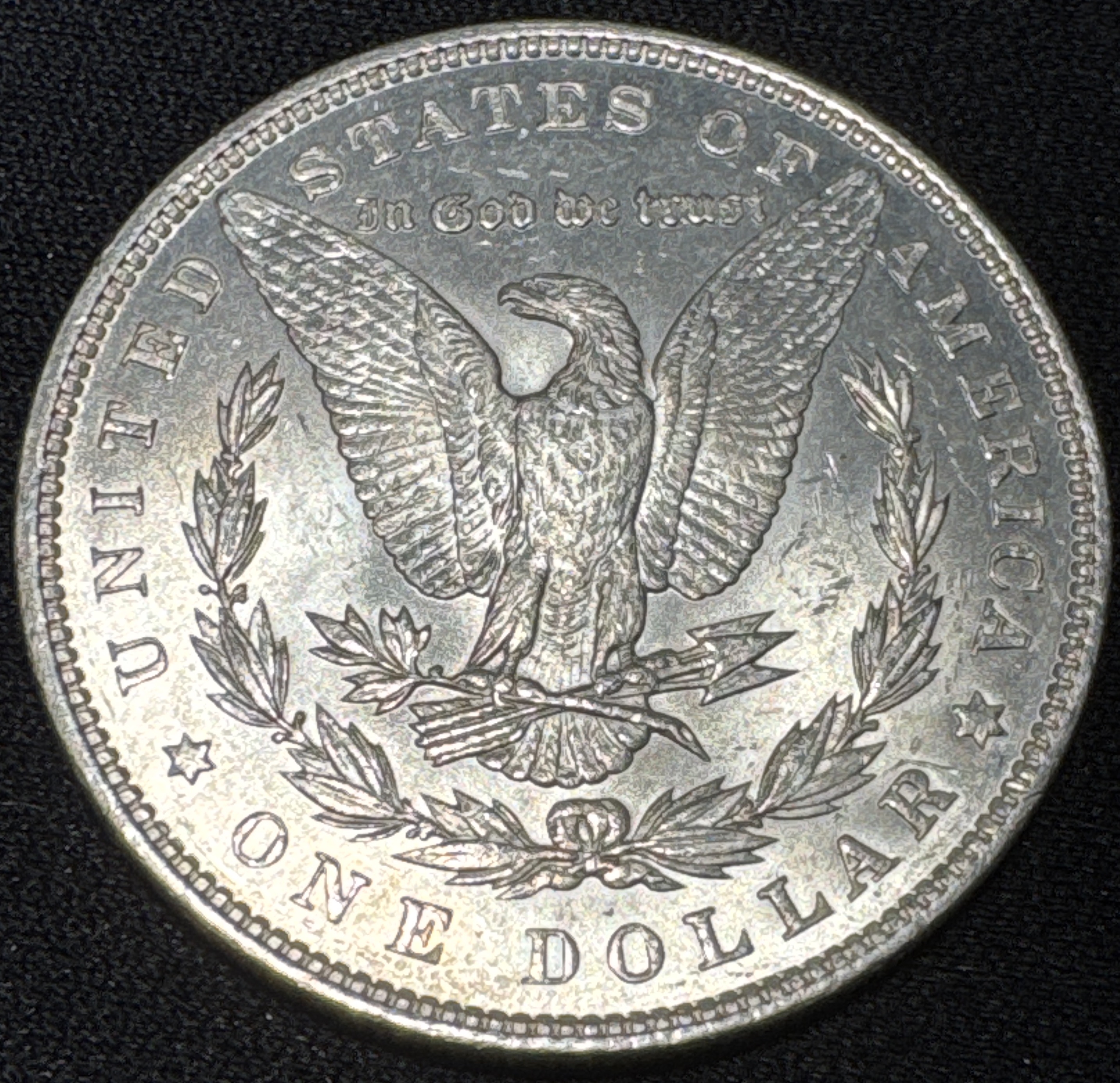 1898-P Morgan Dollar Ungraded — back