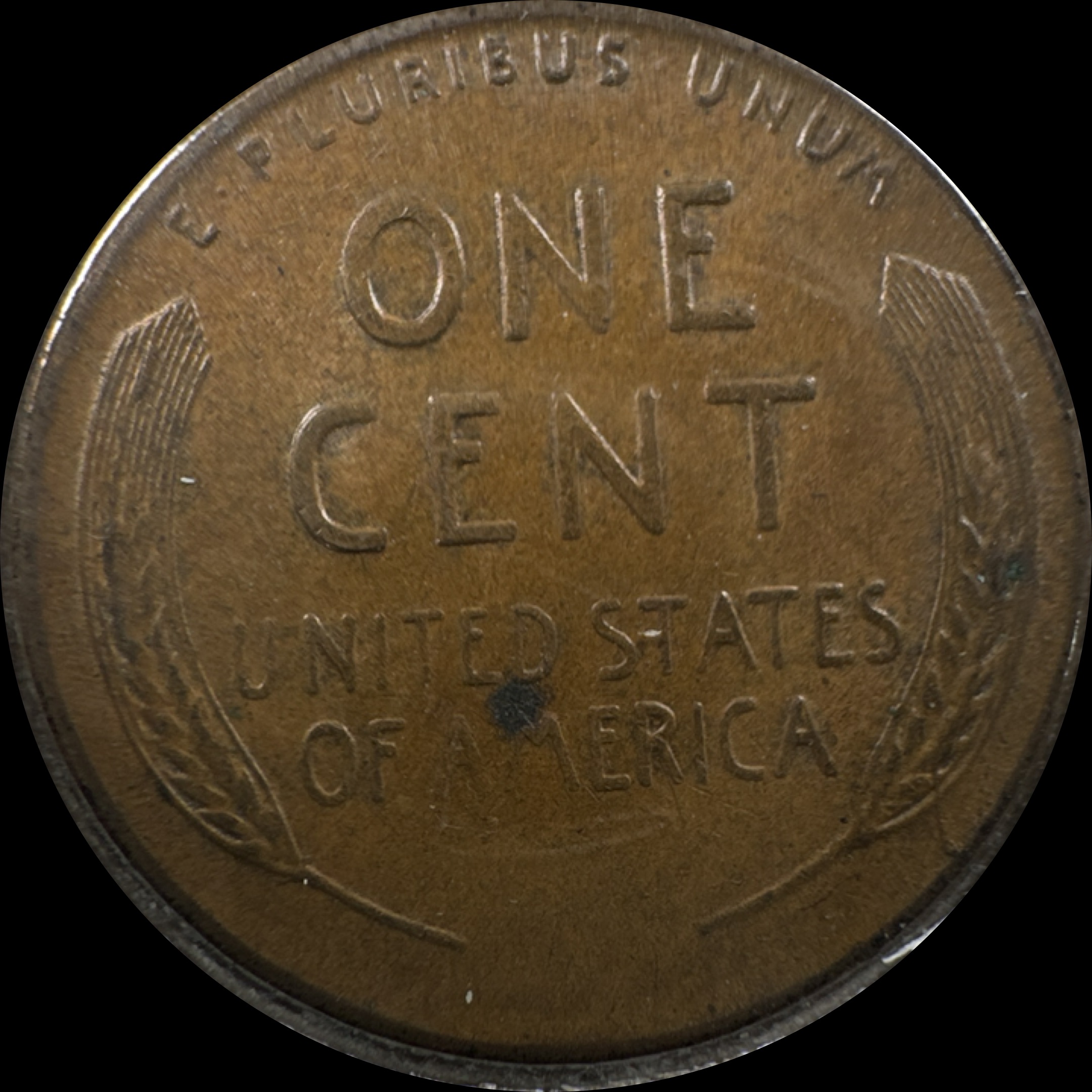 1955-S Lincoln Cent Ungraded — back
