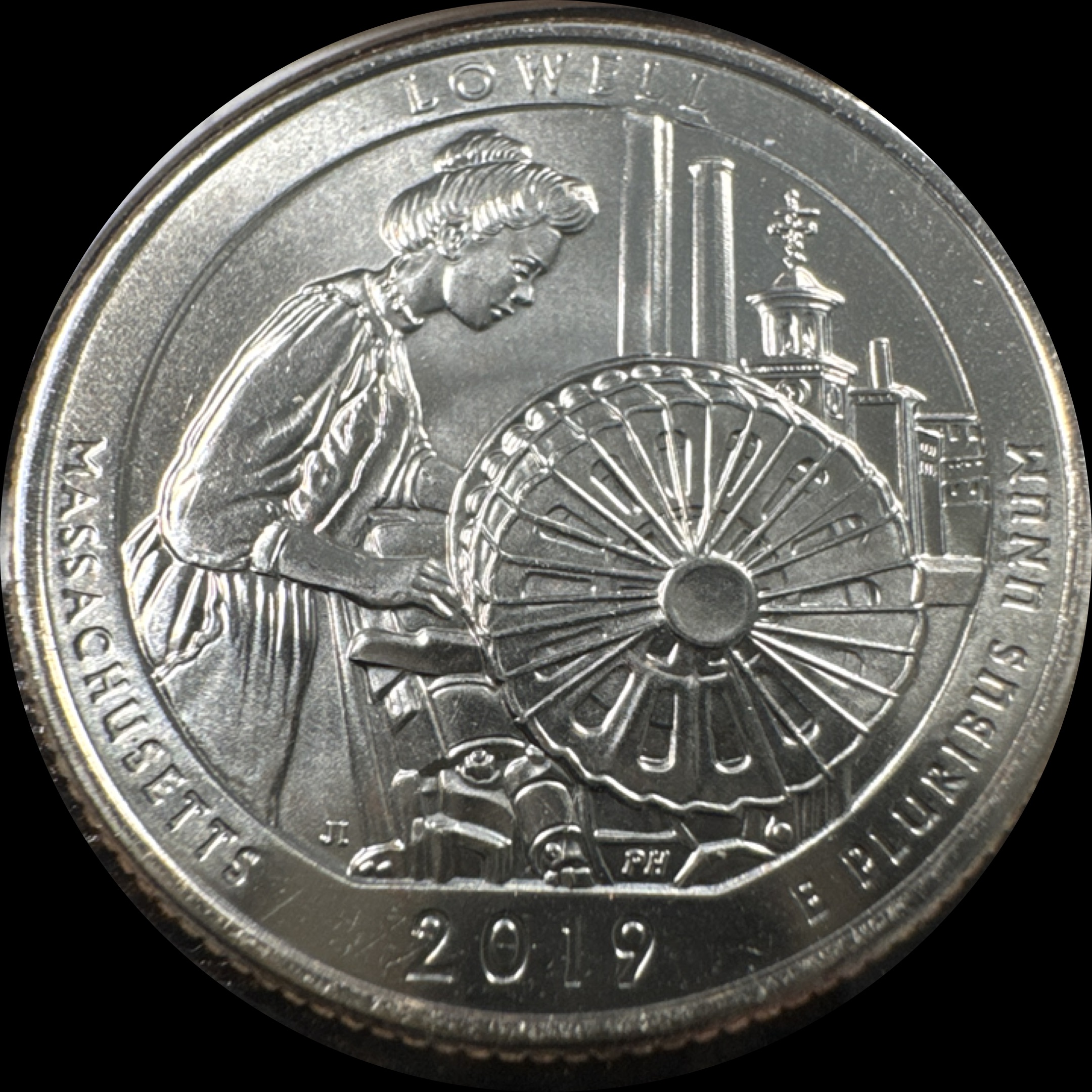 2019-P Washington Quarter Ungraded — back