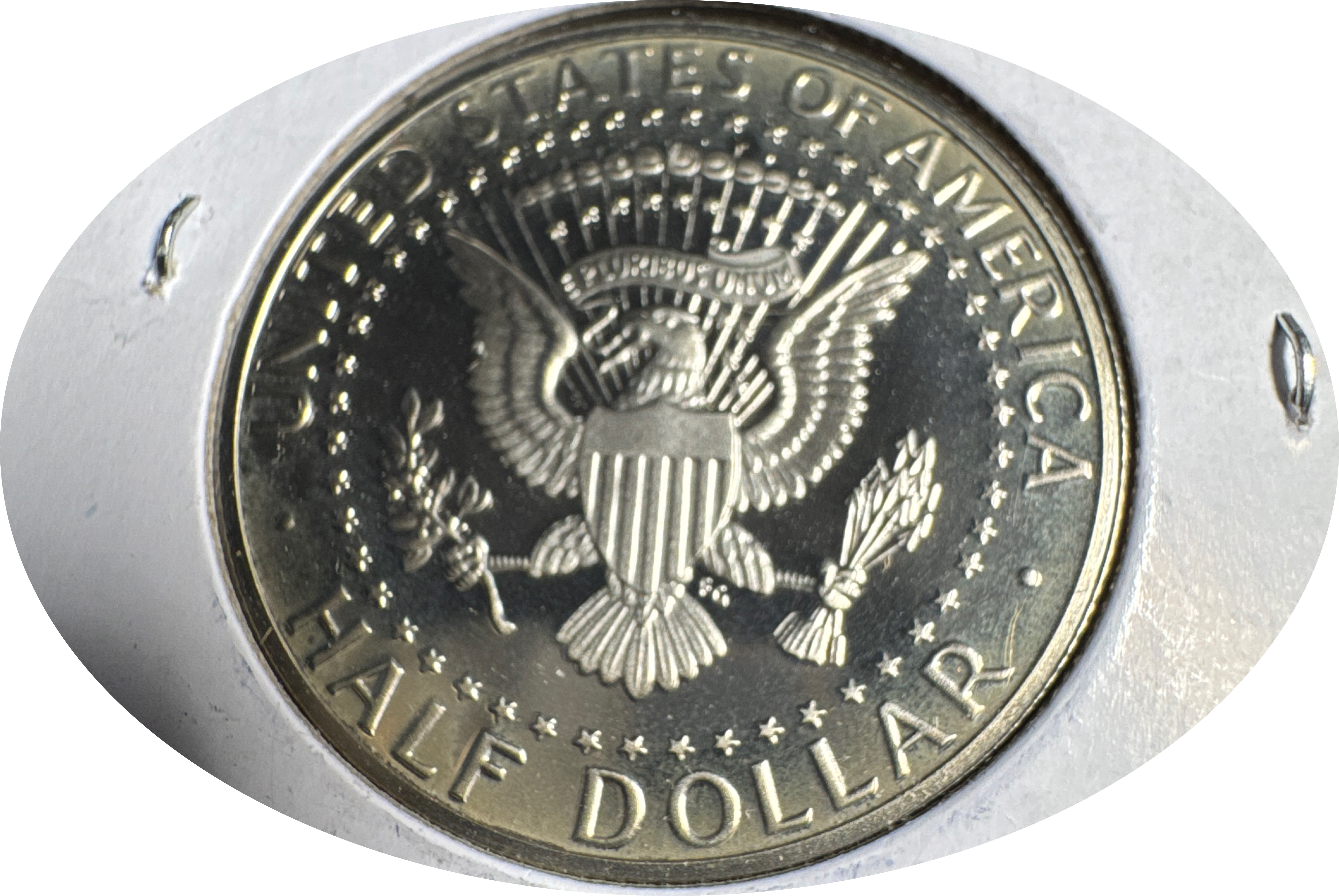 1989-S Kennedy Half Dollar Ungraded — back
