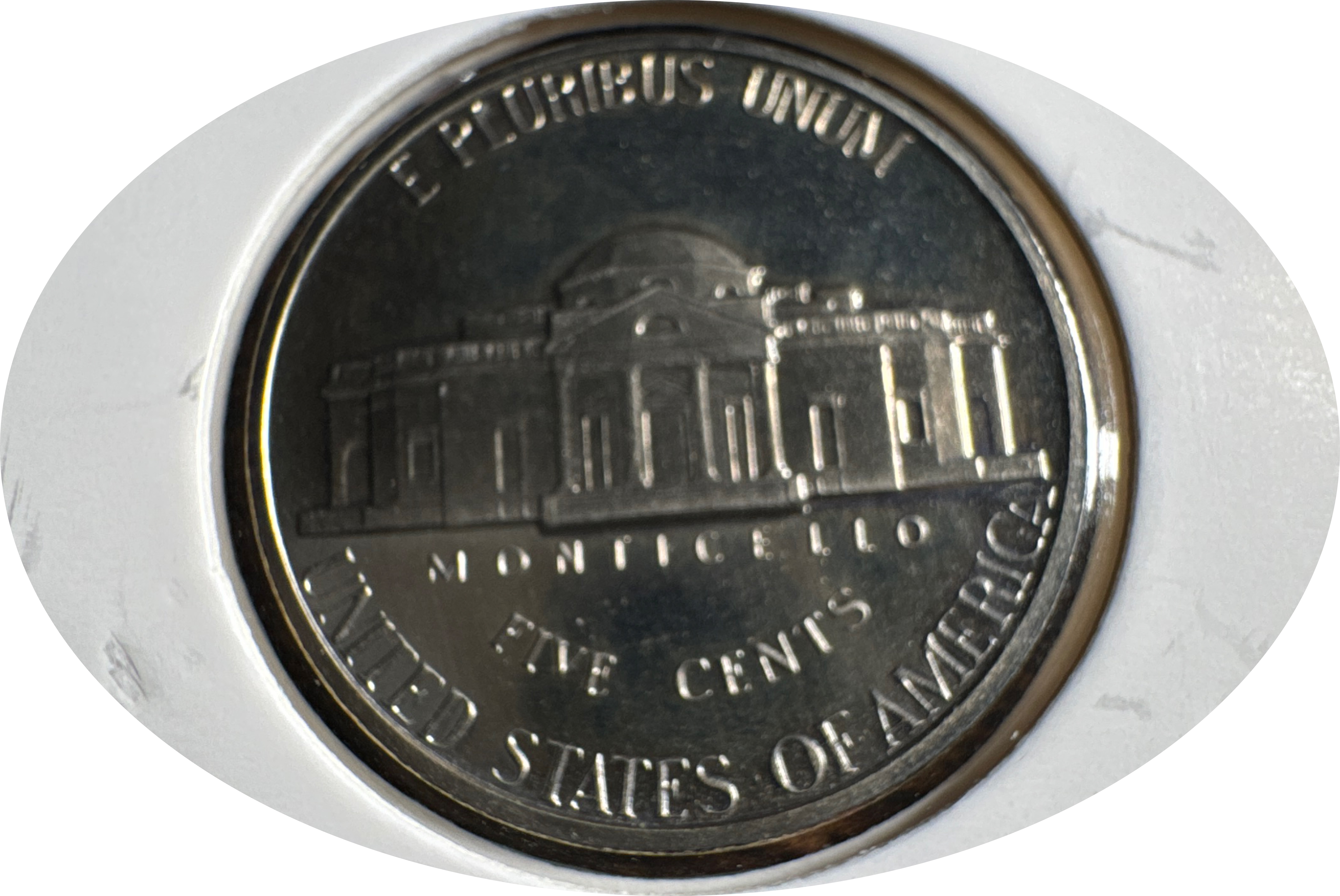 1977-S Jefferson Nickel Ungraded — back