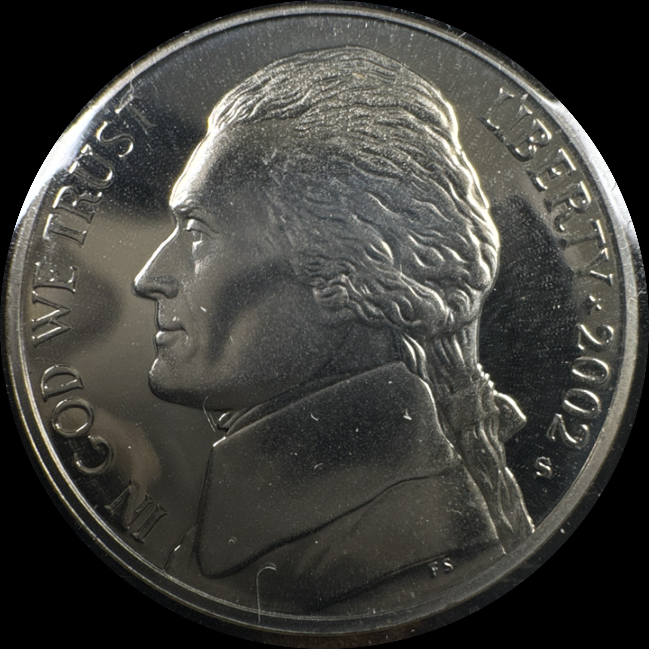 2002-S Jefferson Nickel Ungraded