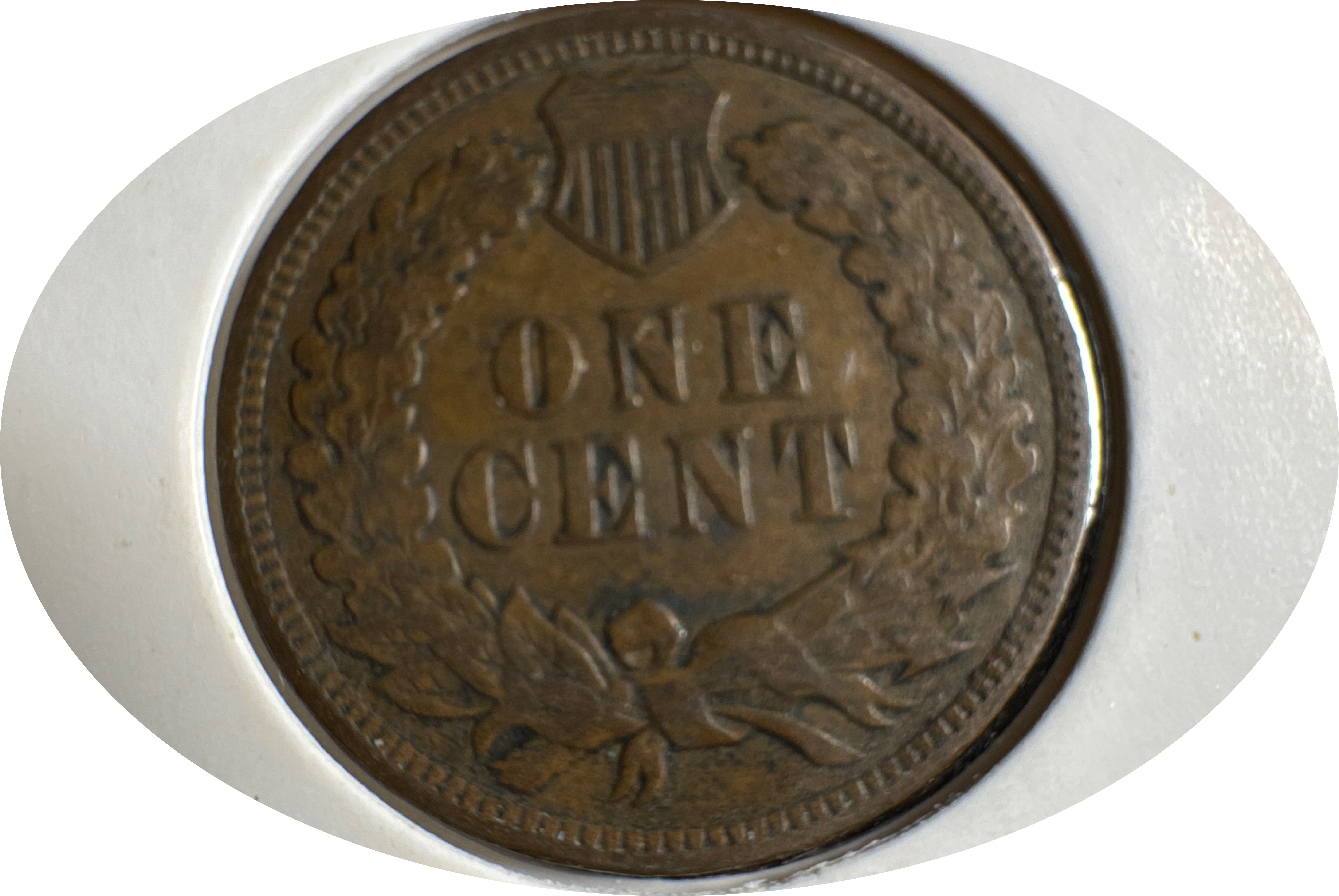1907-P Indian Head Cent Ungraded — back