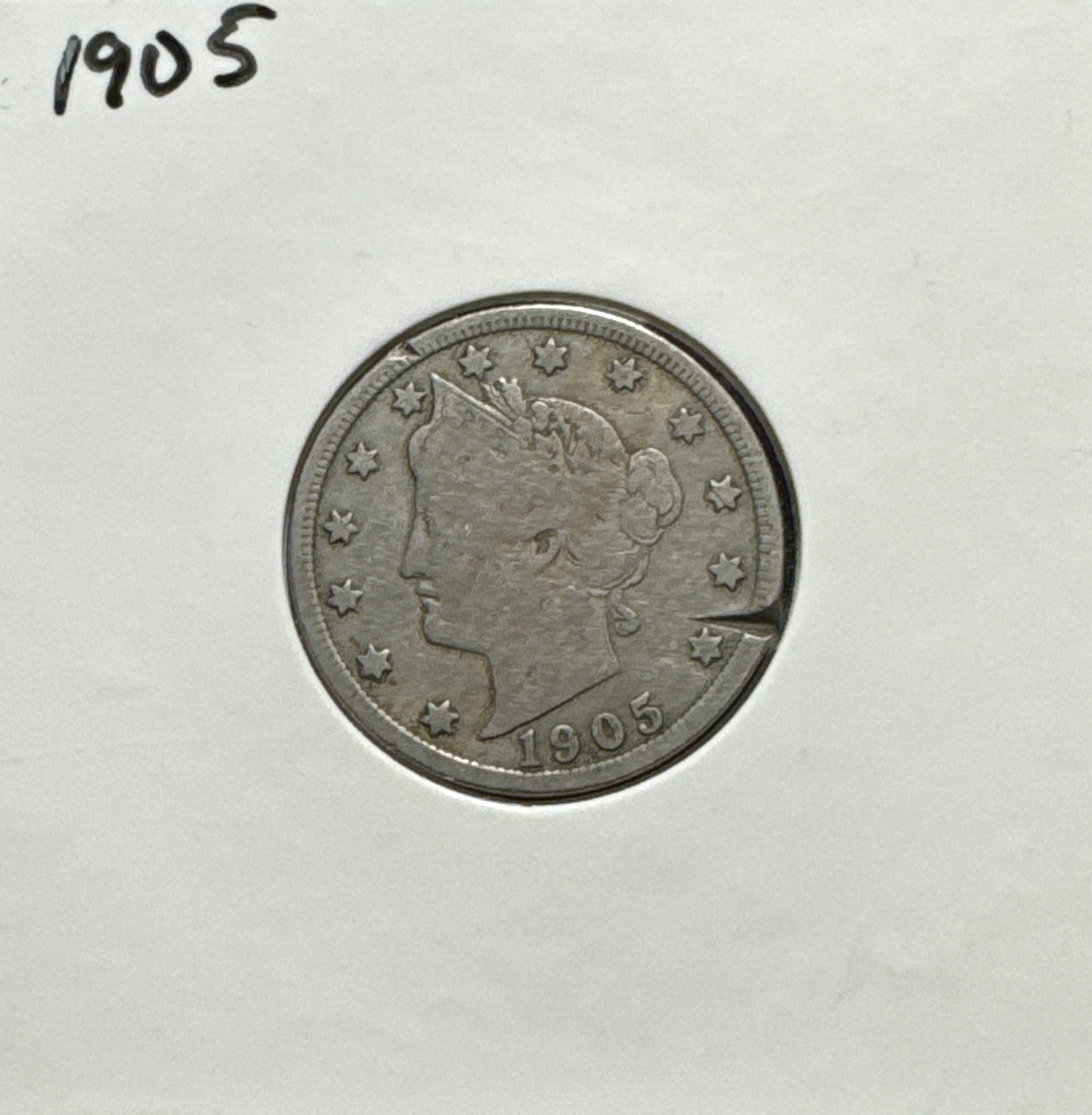 1905-P Liberty V Nickel Ungraded