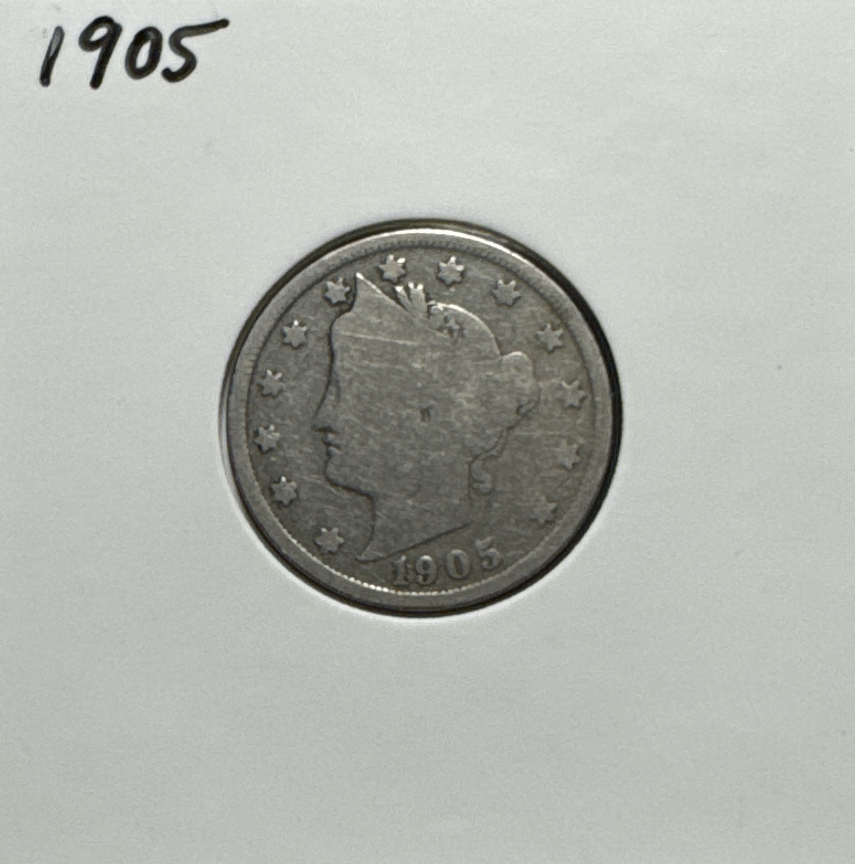 1905-P Liberty V Nickel Ungraded