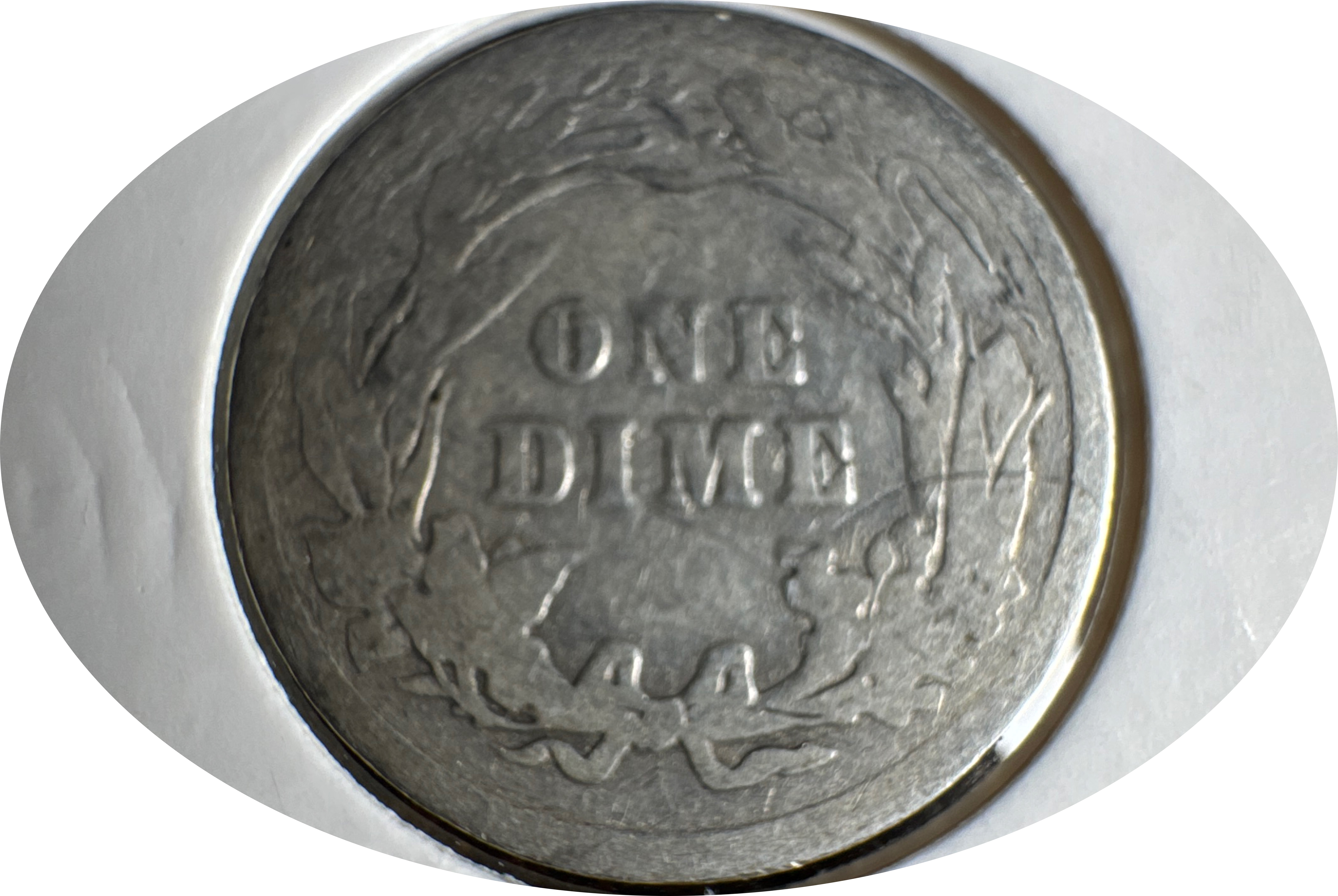 1914-P Barber Dime Ungraded — back