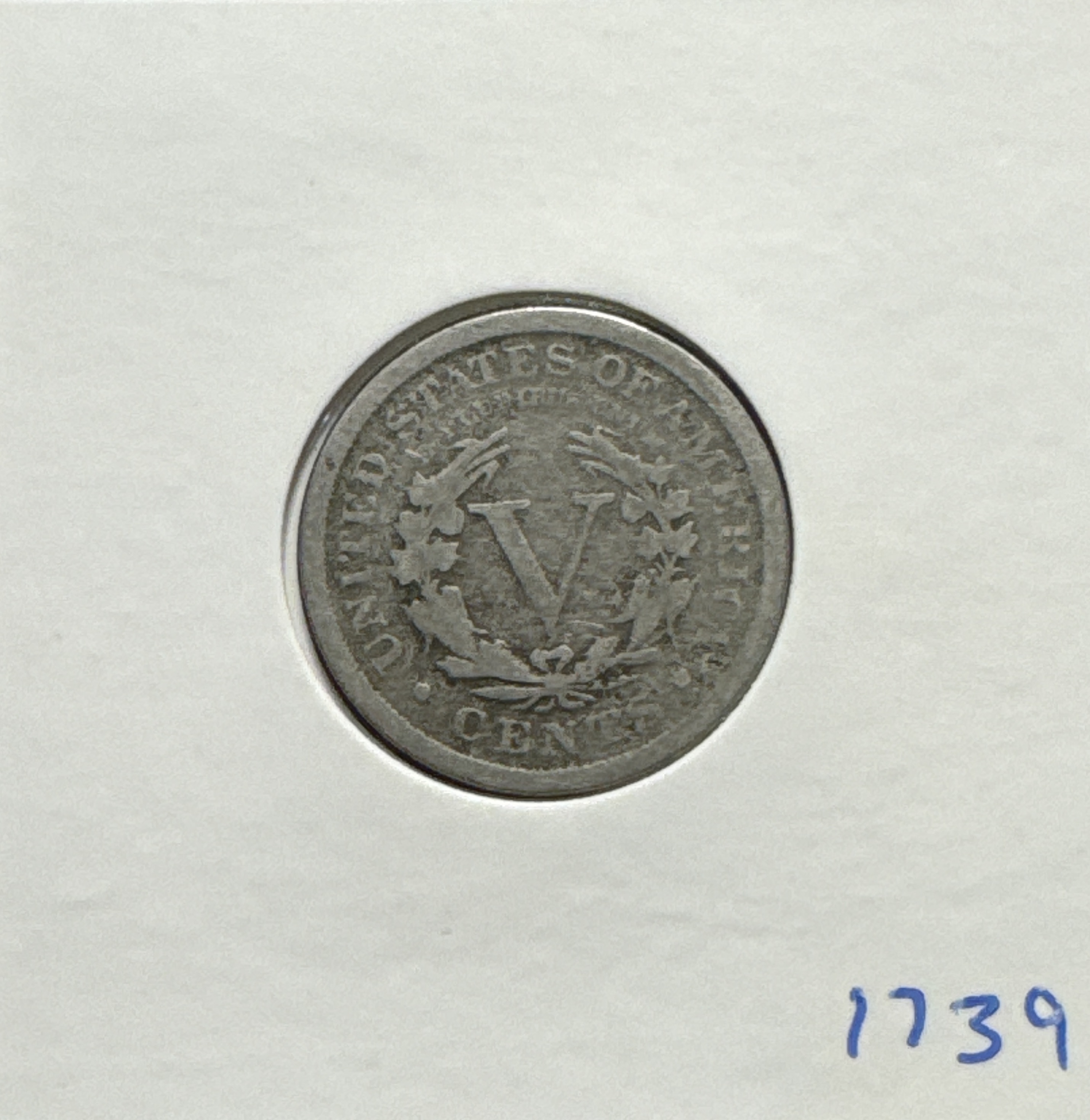 1906-P Liberty V Nickel Ungraded — back