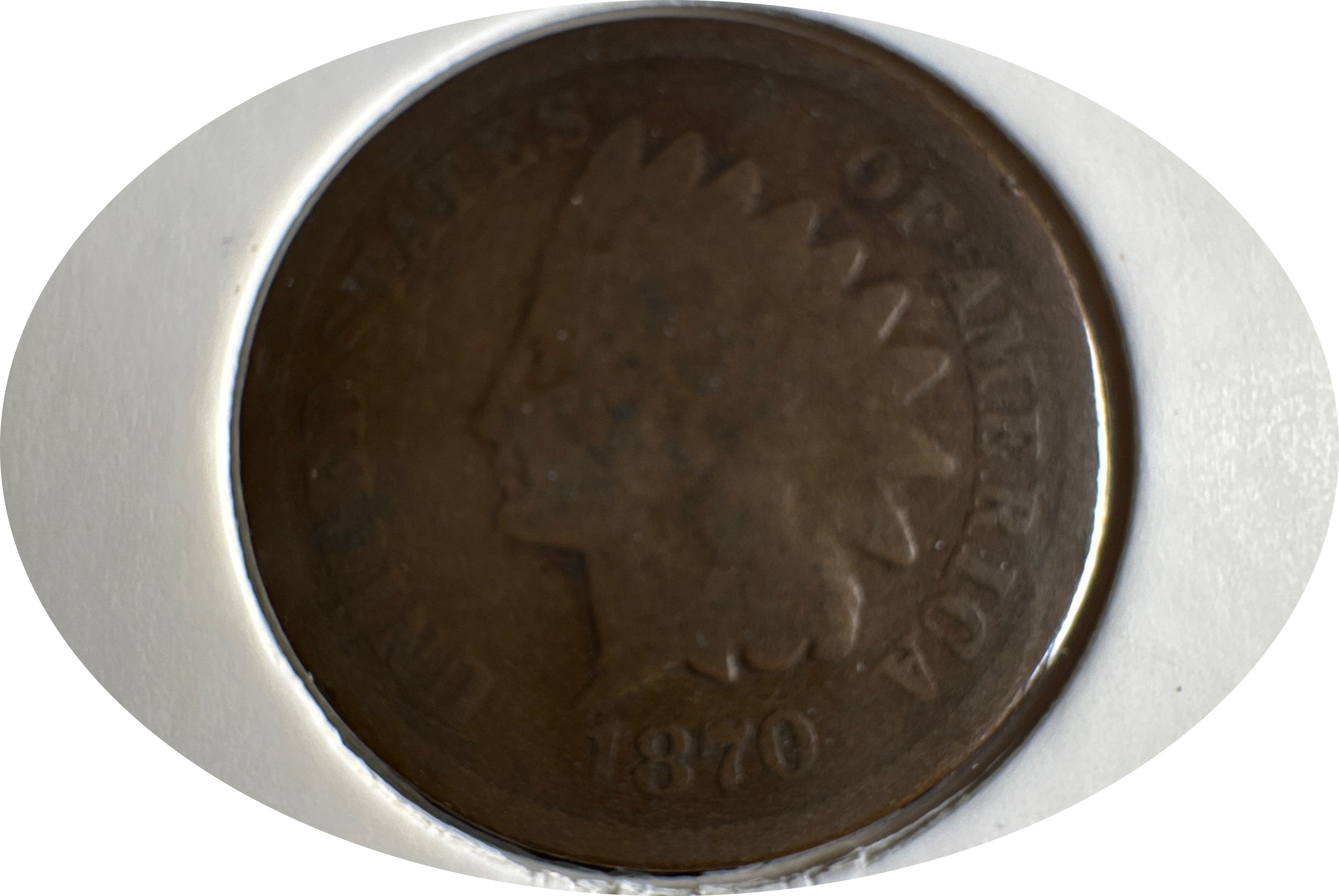 1870-P Indian Head Cent Ungraded