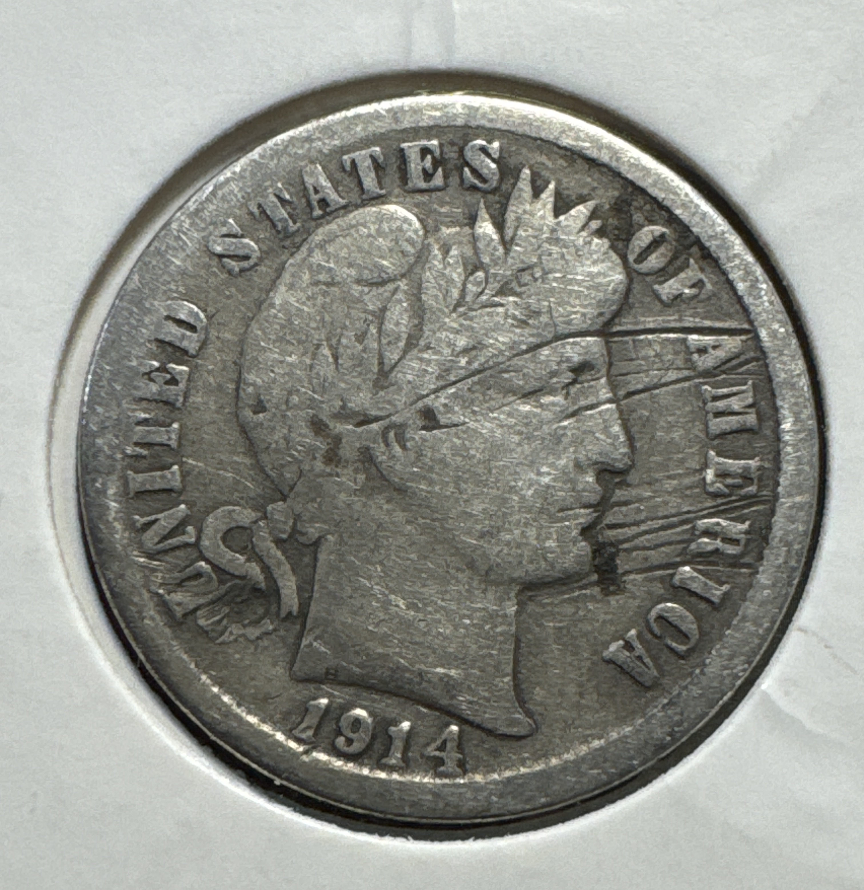 1914-S Barber Dime Ungraded