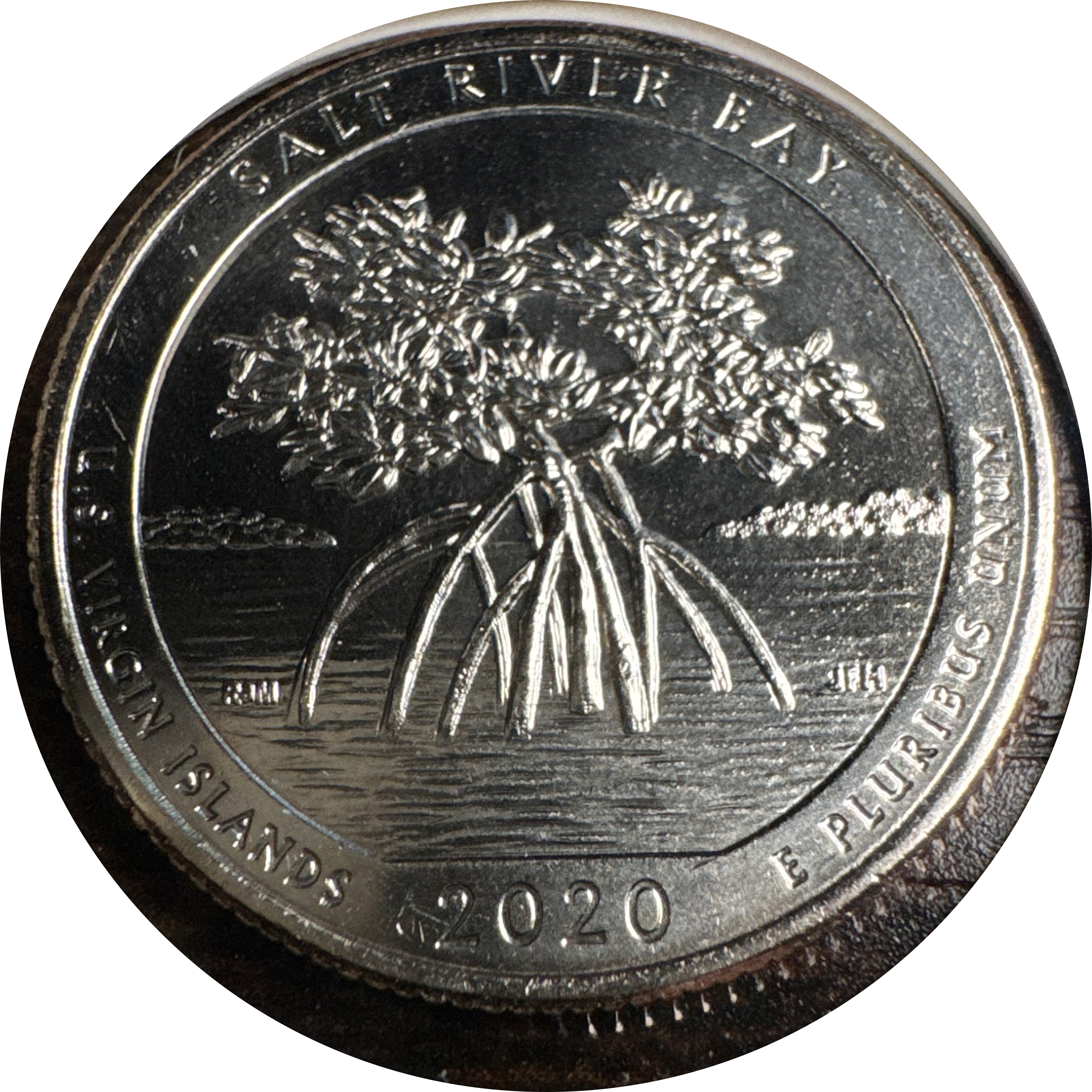 2020-P Washington Quarter Ungraded — back