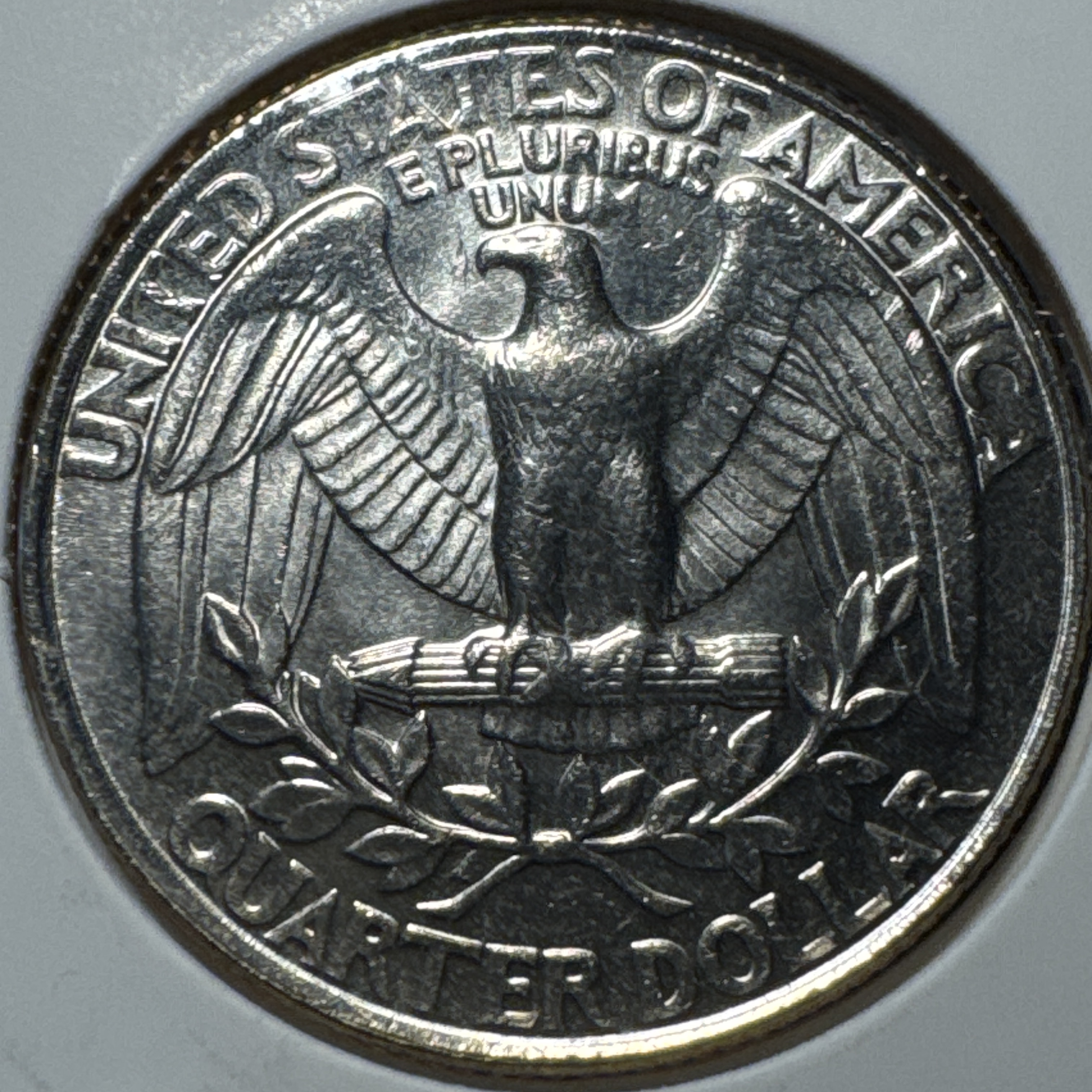 1989-P Washington Quarter Ungraded — back