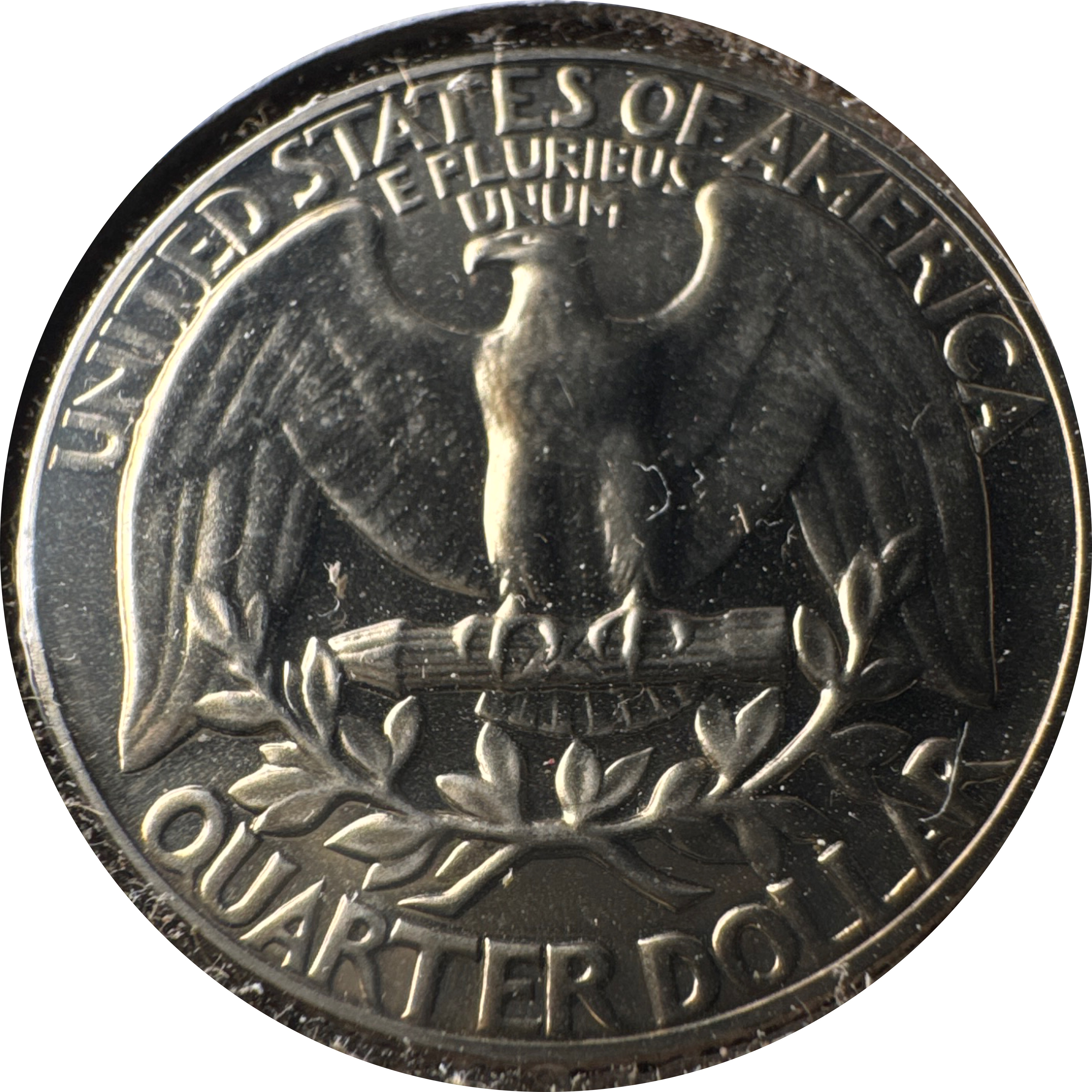 1969-S Washington Quarter Ungraded — back