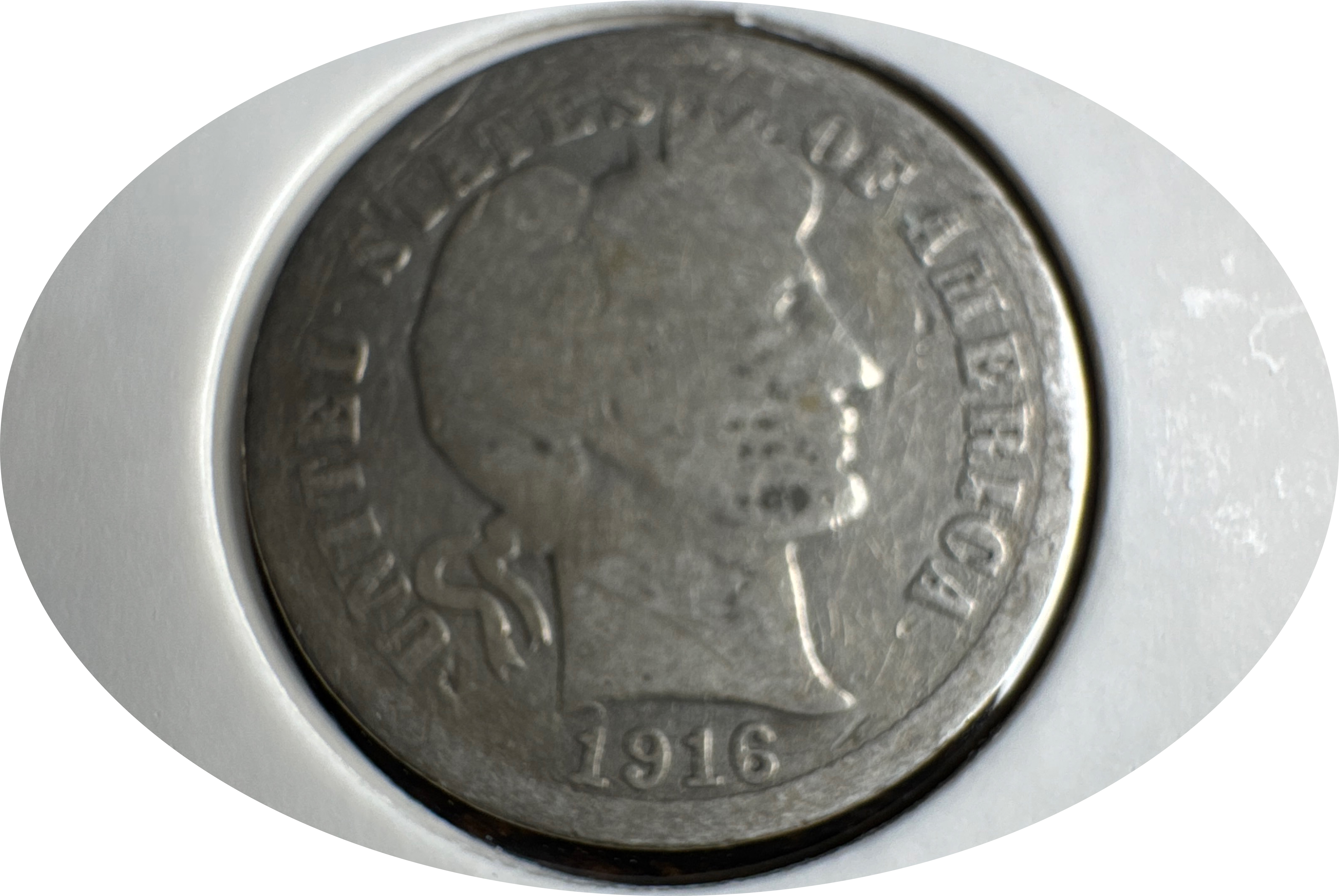 1916-P Barber Dime Ungraded