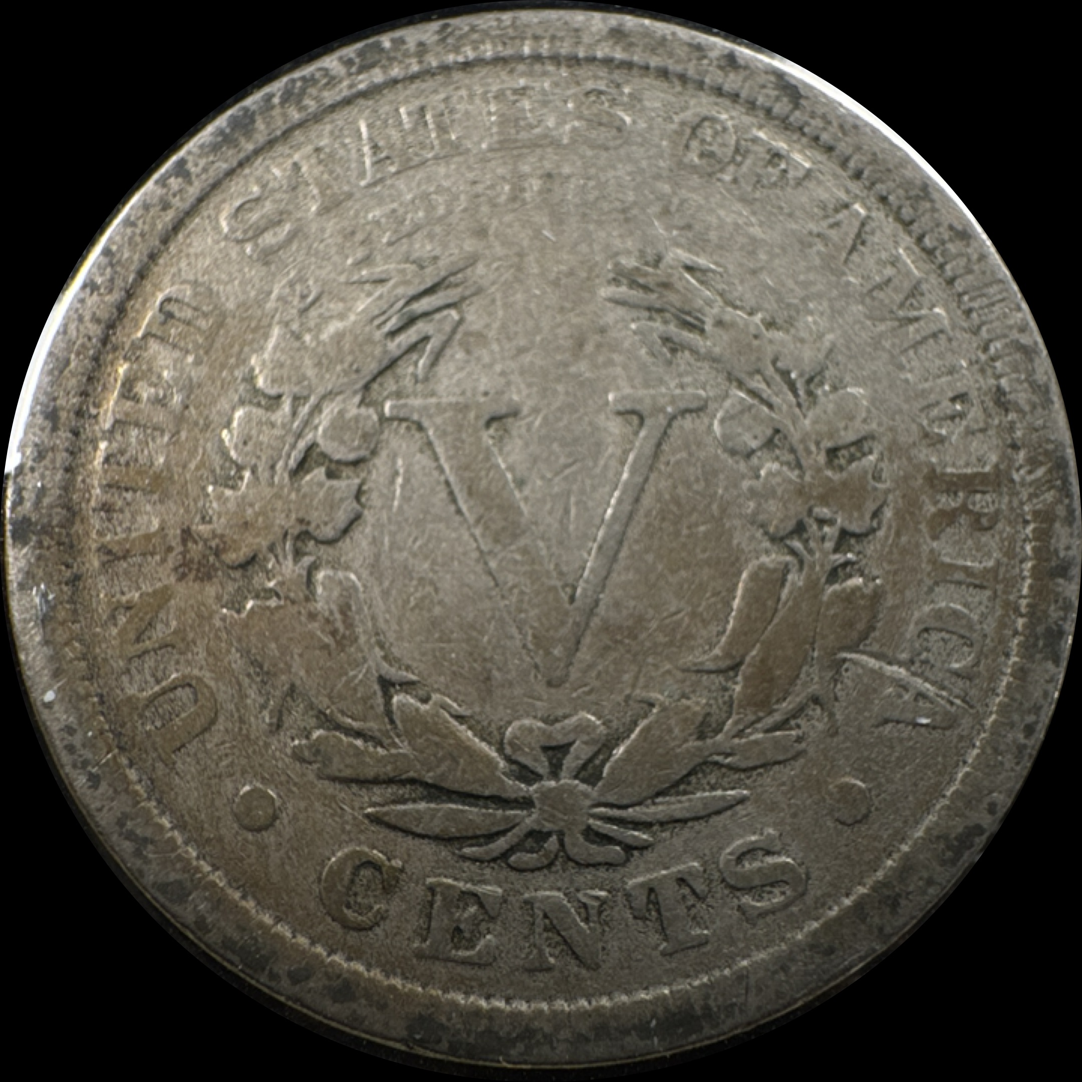 1912-P Liberty V Nickel Ungraded — back