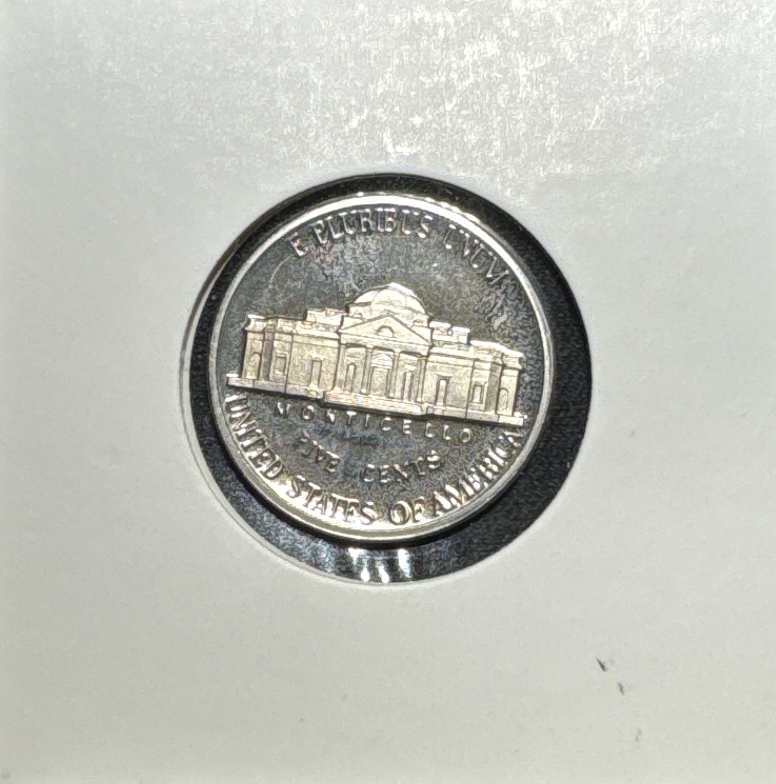1984-S Jefferson Nickel Ungraded — back