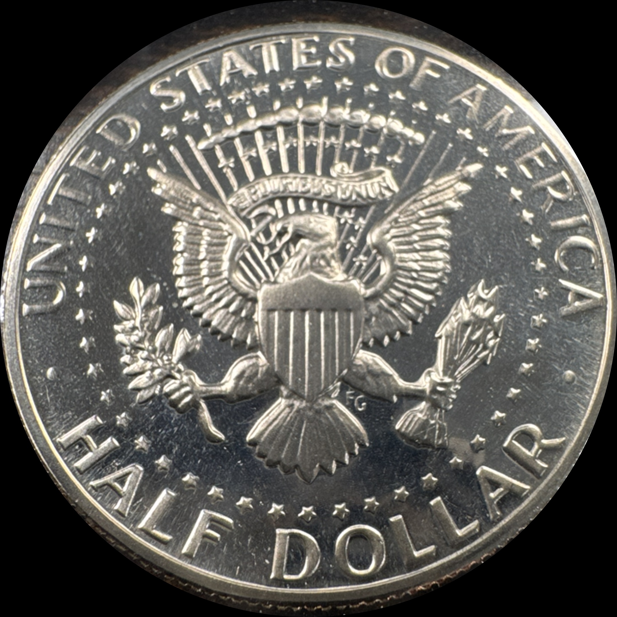 1972-S Kennedy Half Dollar Ungraded — back