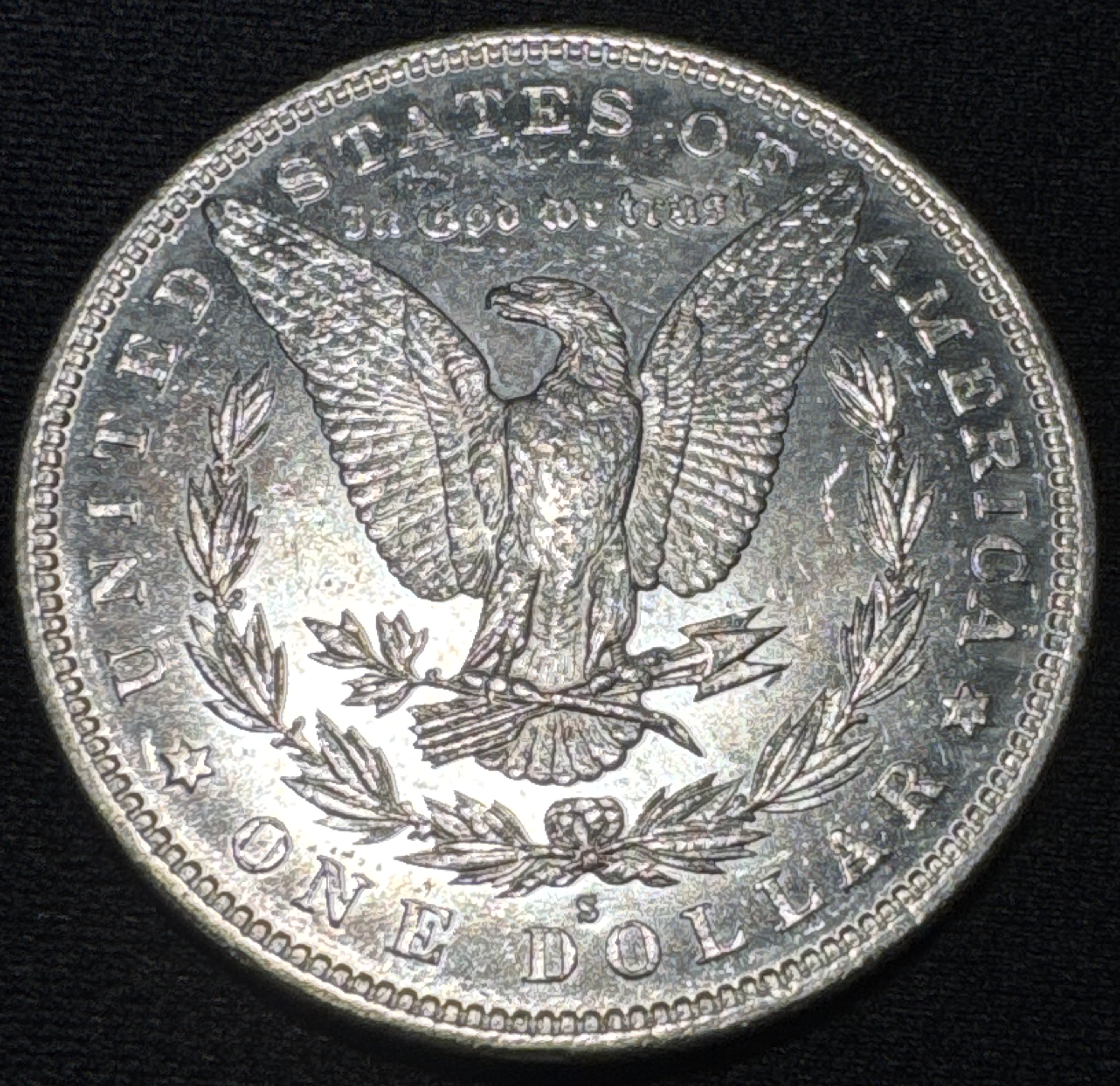 1882-S Morgan Dollar Ungraded — back