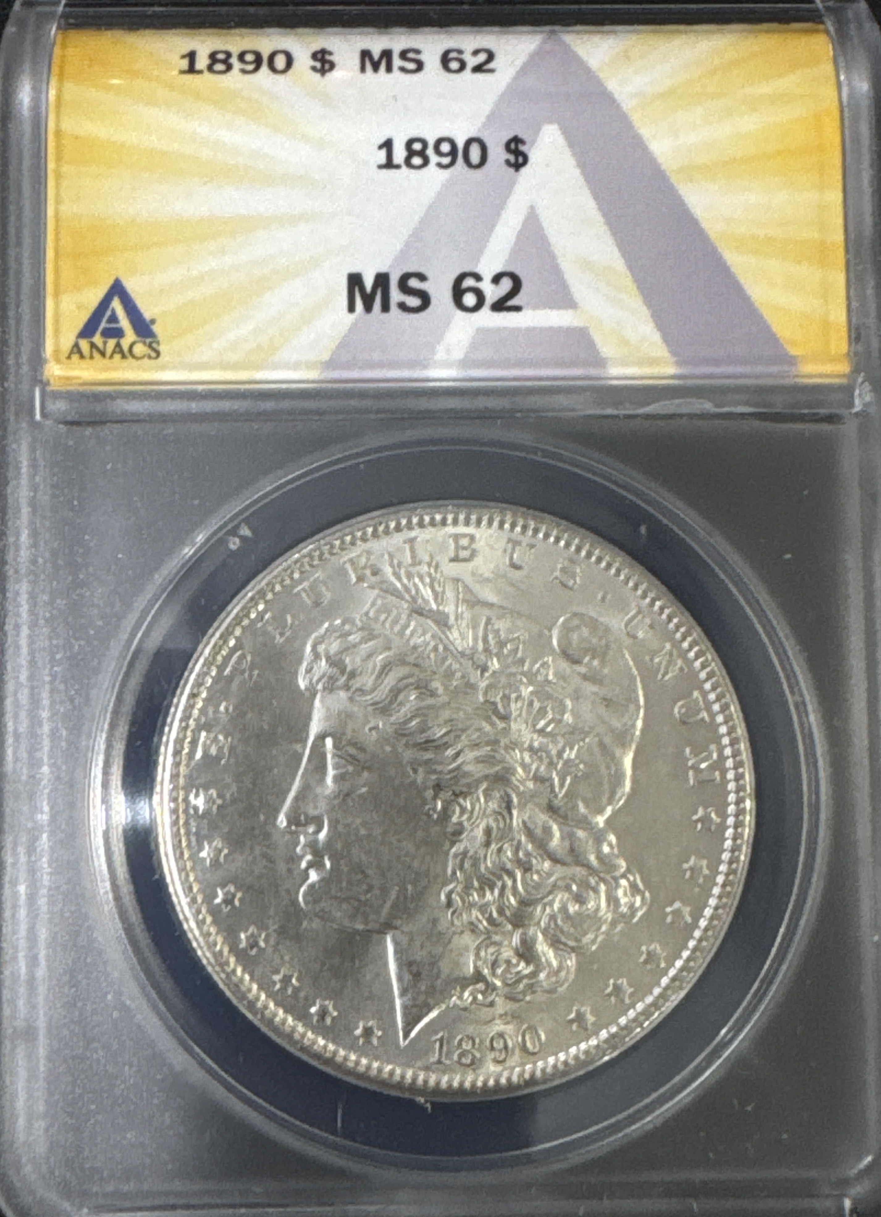 1890-P Morgan Dollar MS62