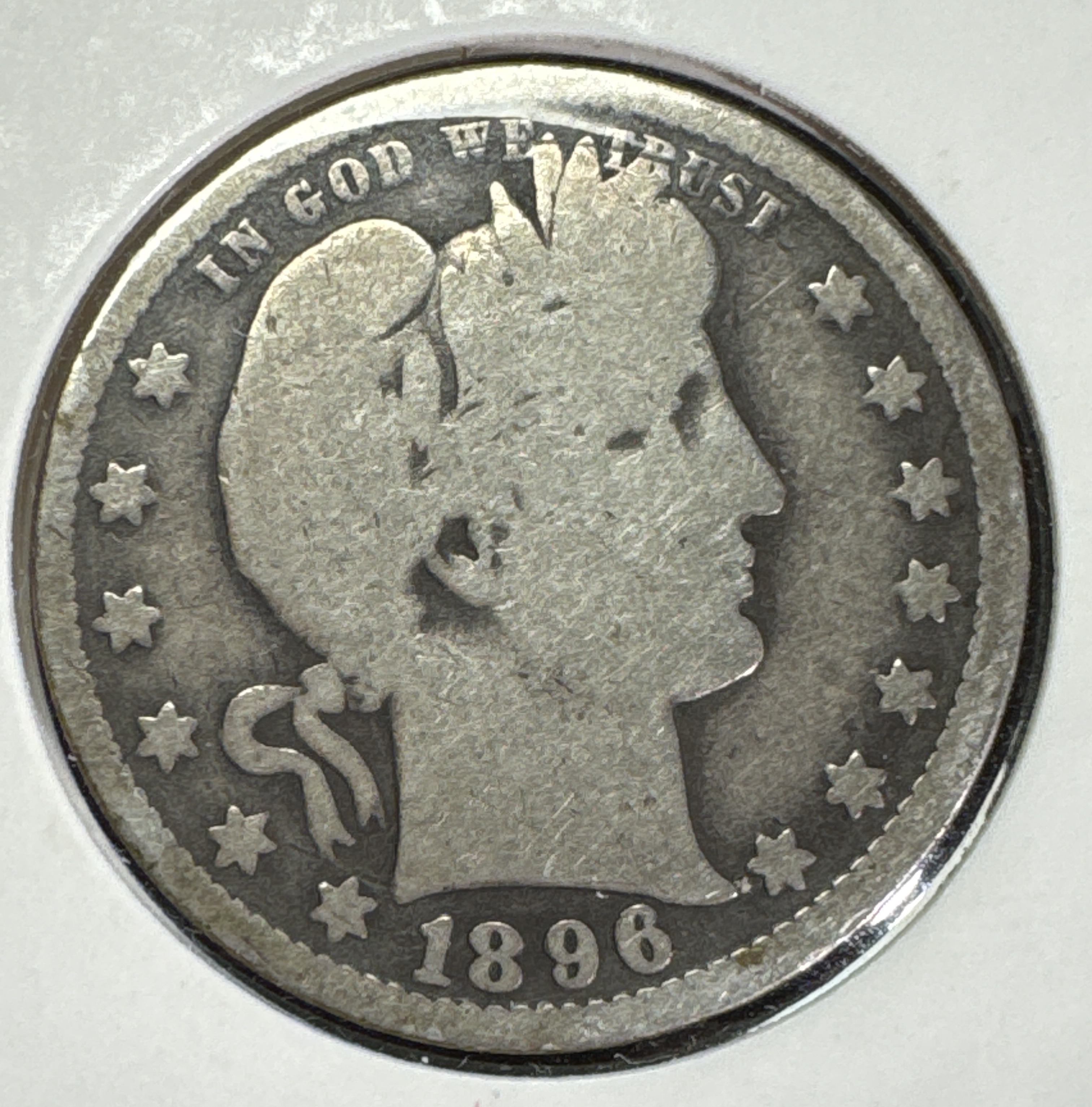 1896-O Barber Quarter Ungraded