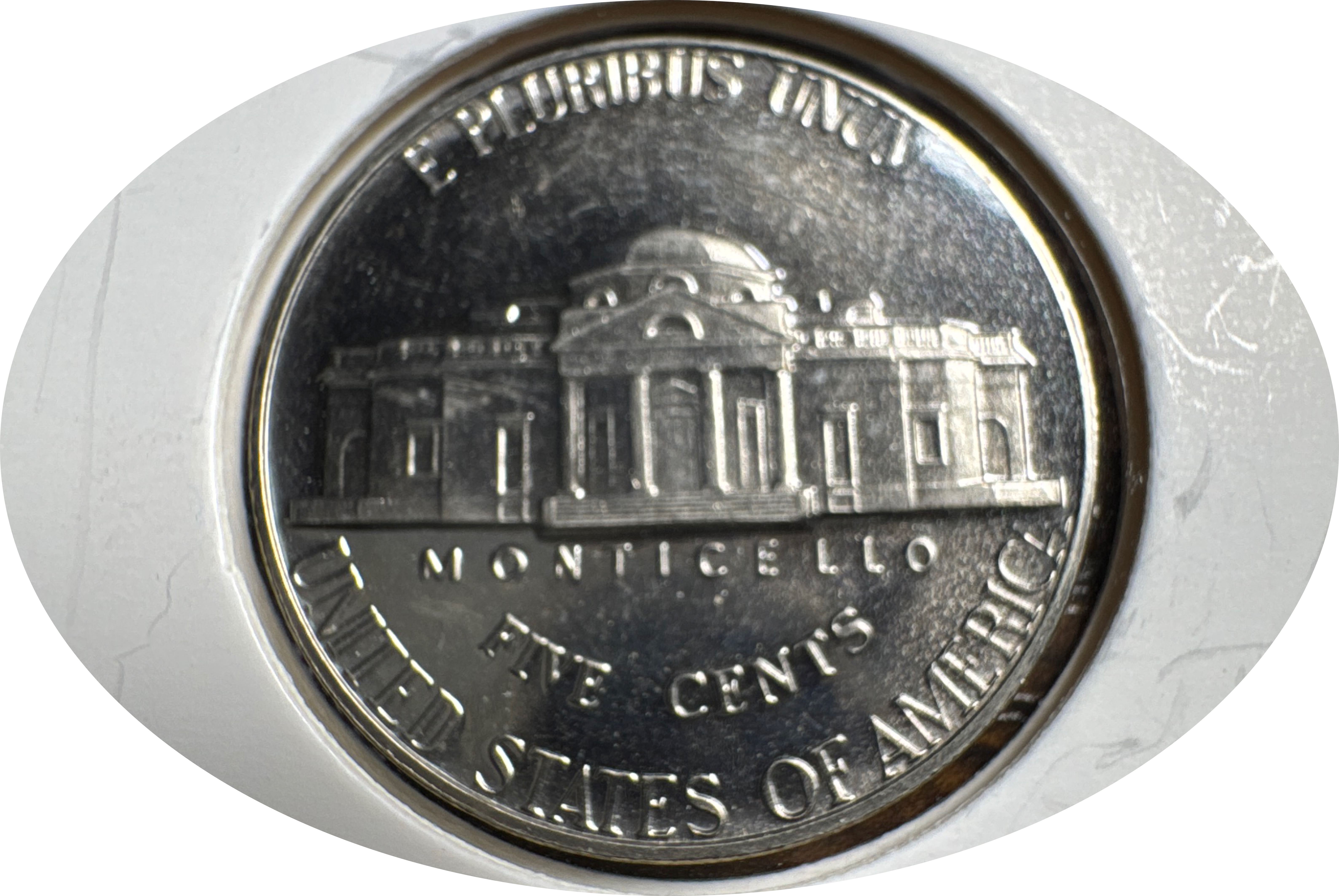 1975-S Jefferson Nickel Ungraded — back
