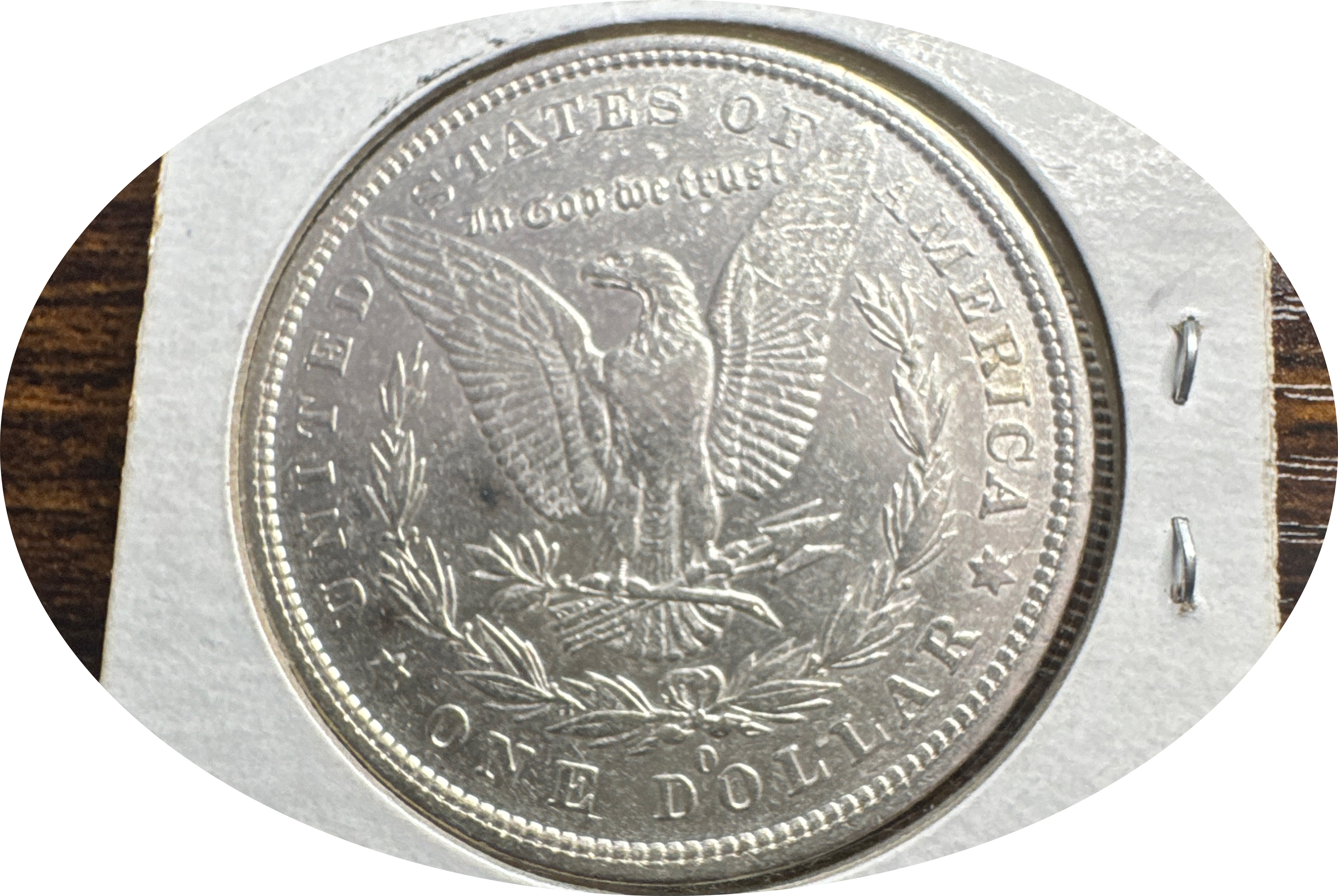 1879-O Morgan Dollar Ungraded — back