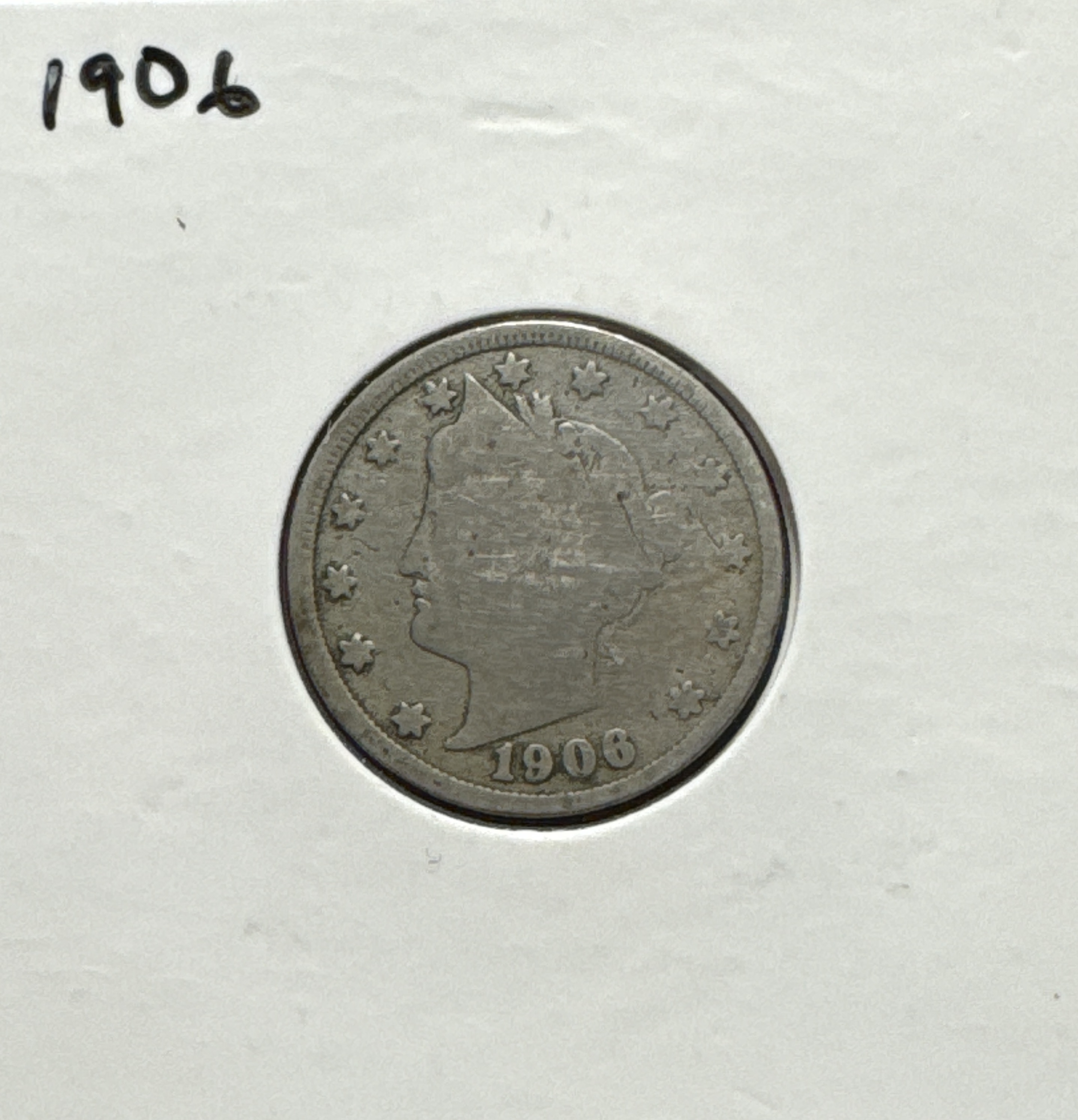 1906-P Liberty V Nickel Ungraded