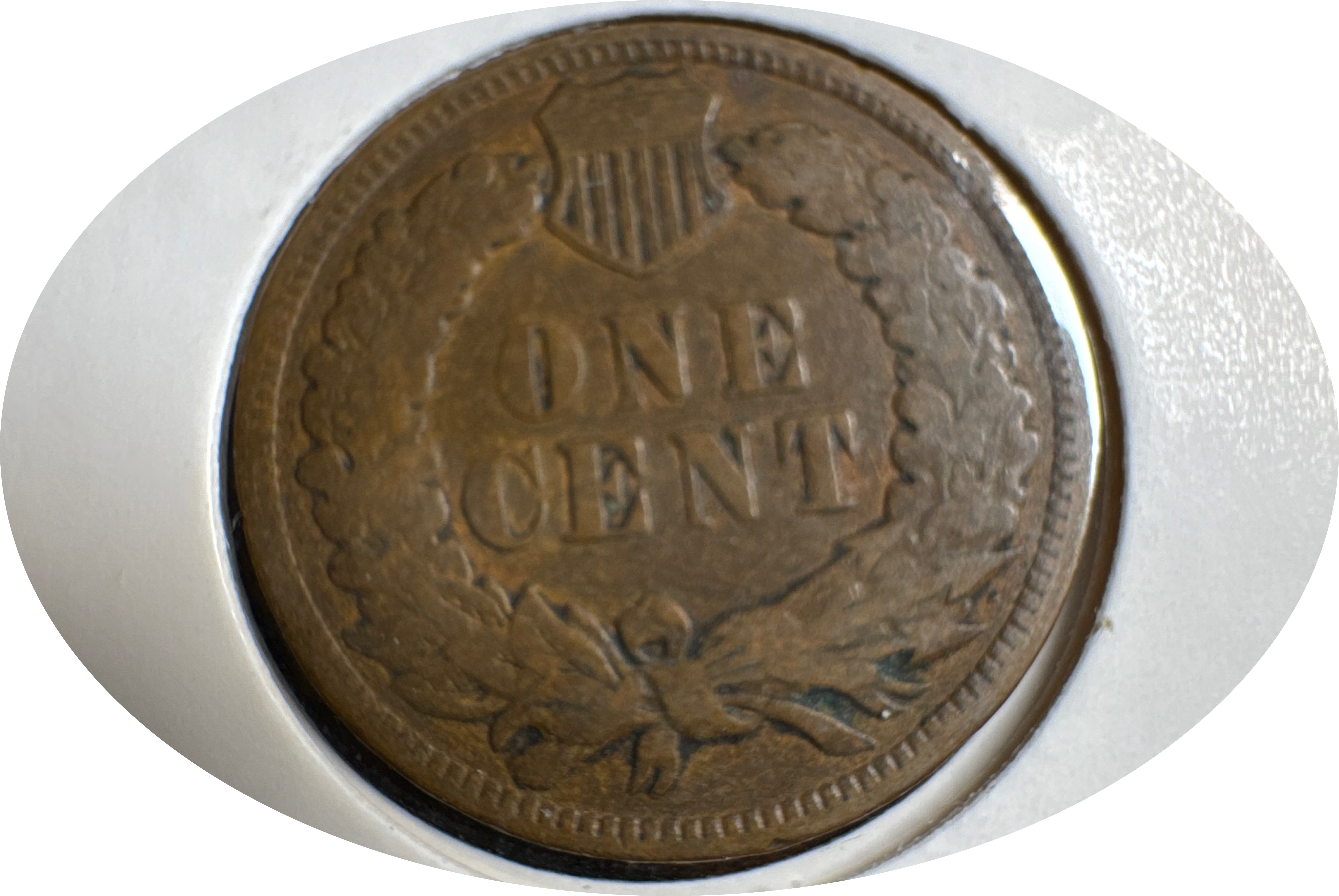1907-P Indian Head Cent Ungraded — back