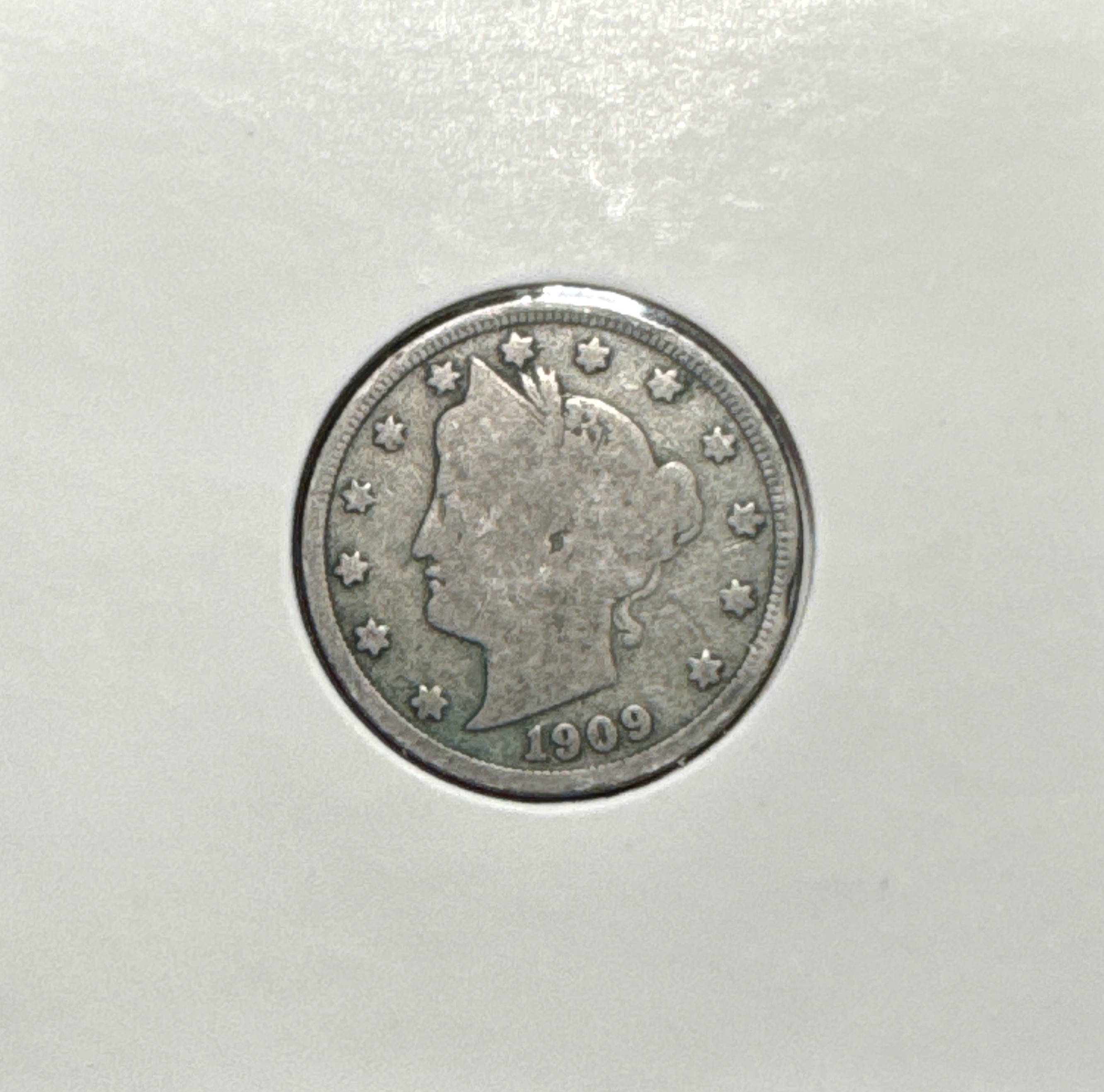 1909-P Liberty V Nickel Ungraded
