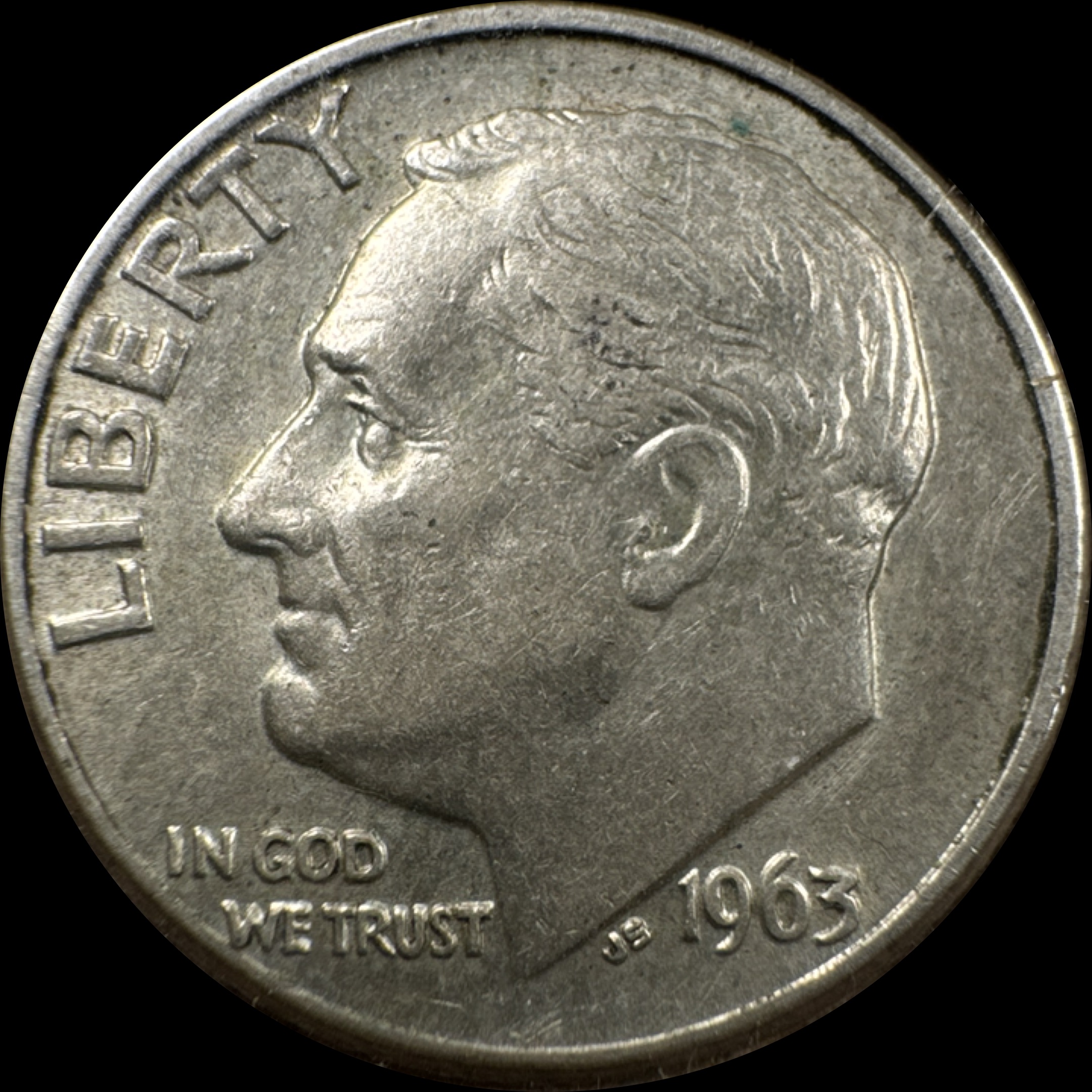 1963-D Roosevelt Dime Ungraded