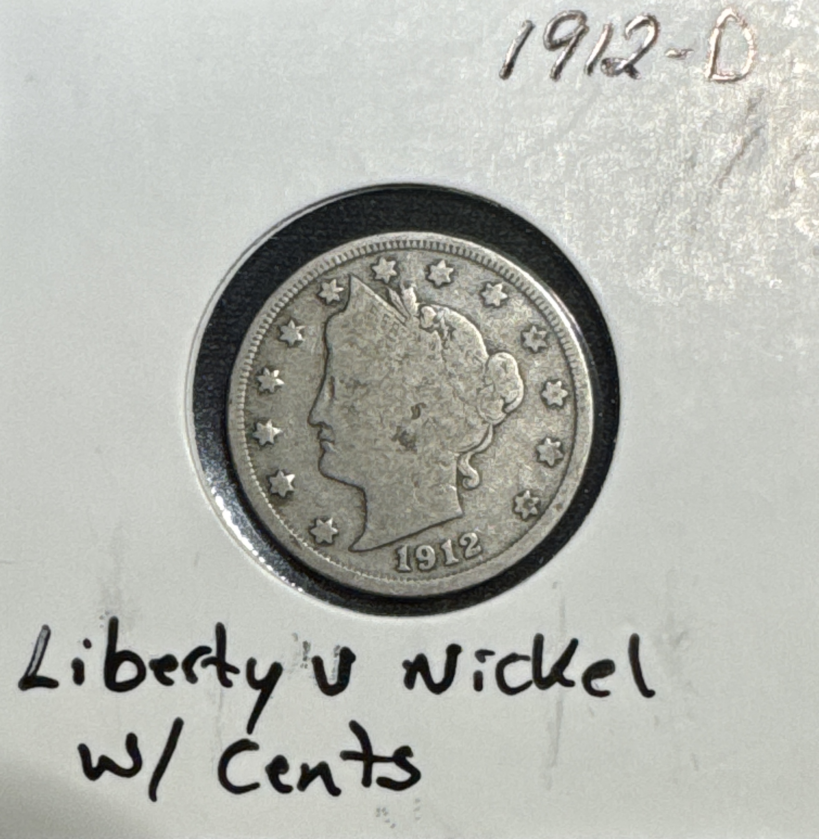 1912-D Liberty V Nickel Ungraded