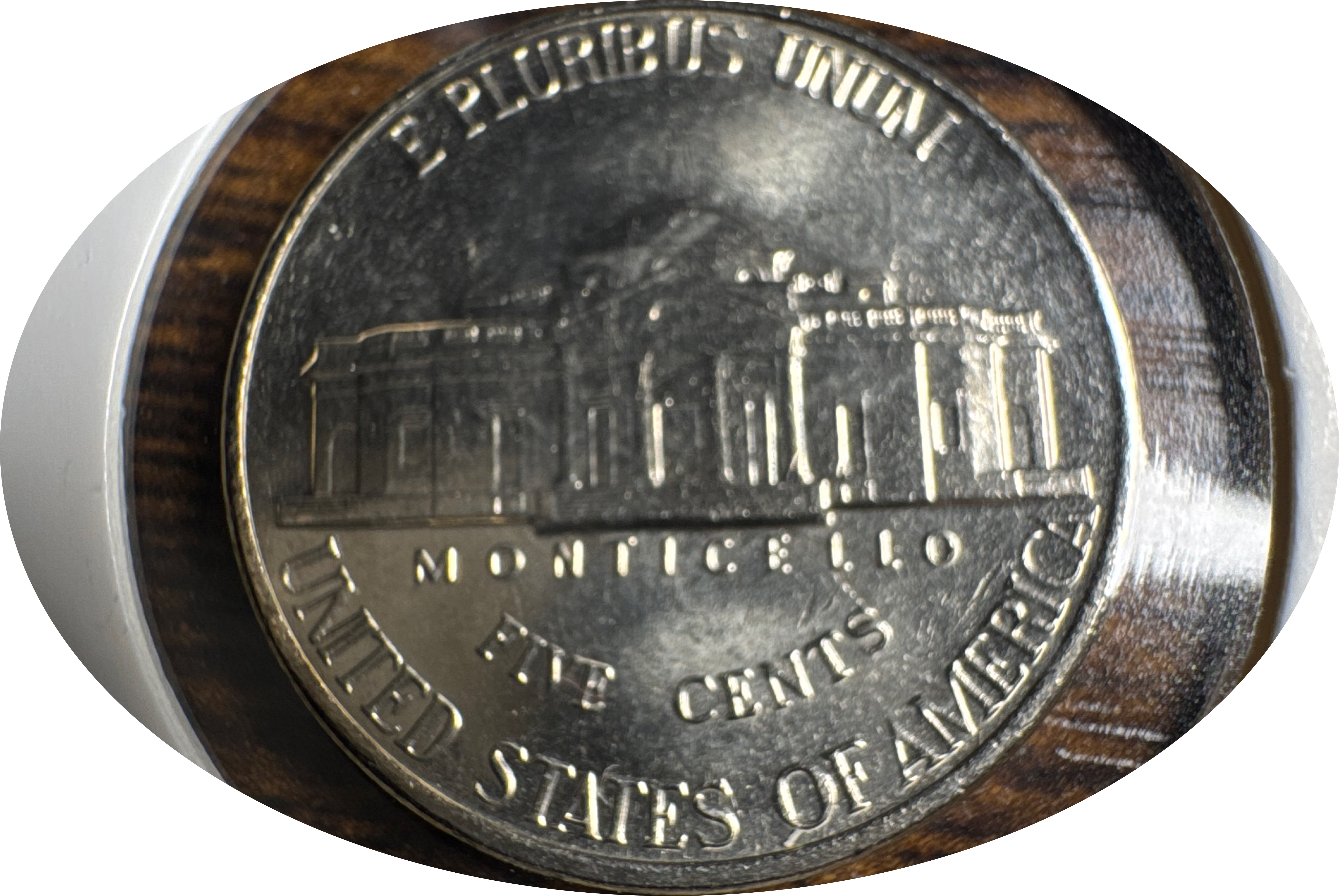 1992-D Jefferson Nickel Ungraded — back