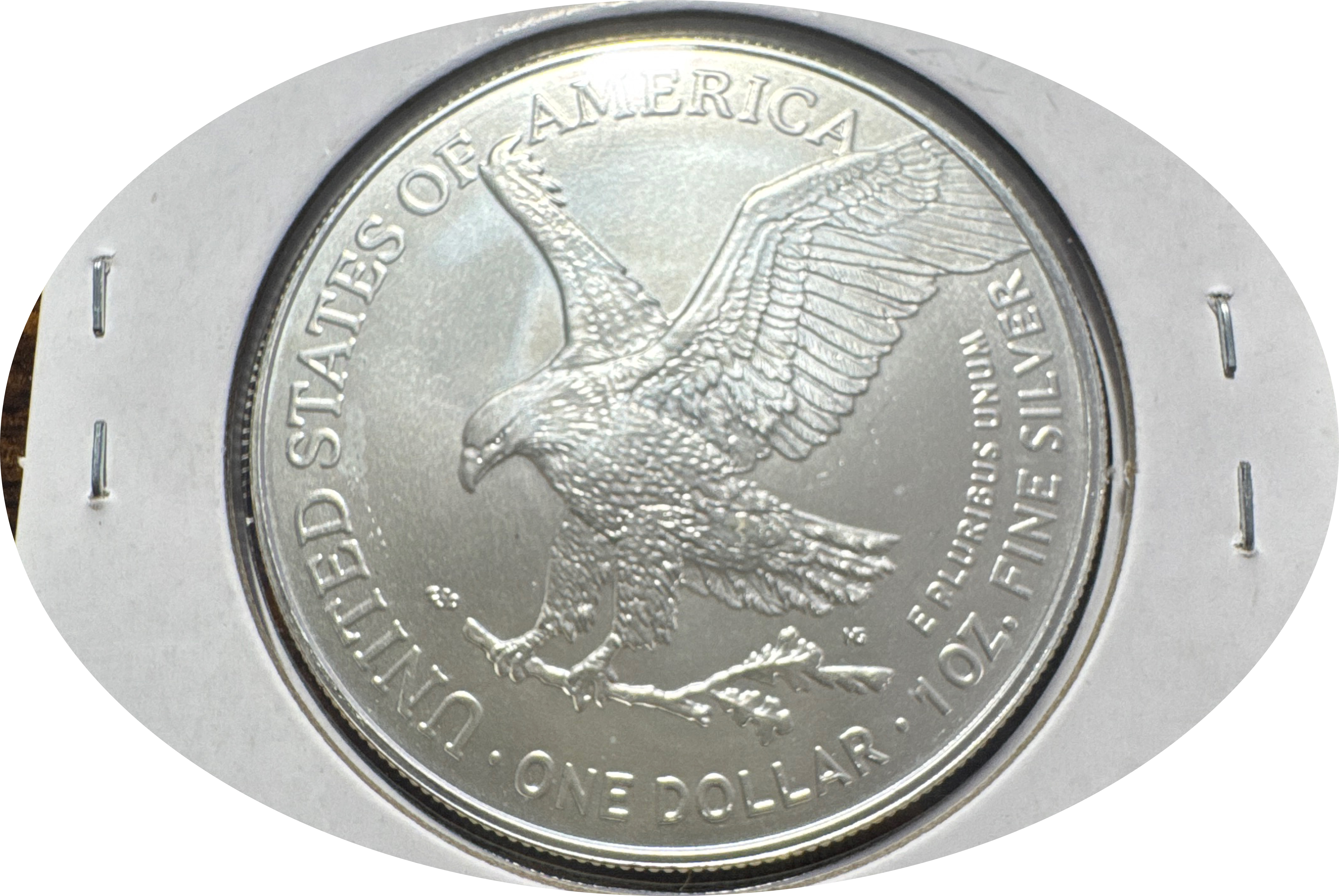 2025-P American Silver Eagle Ungraded — back