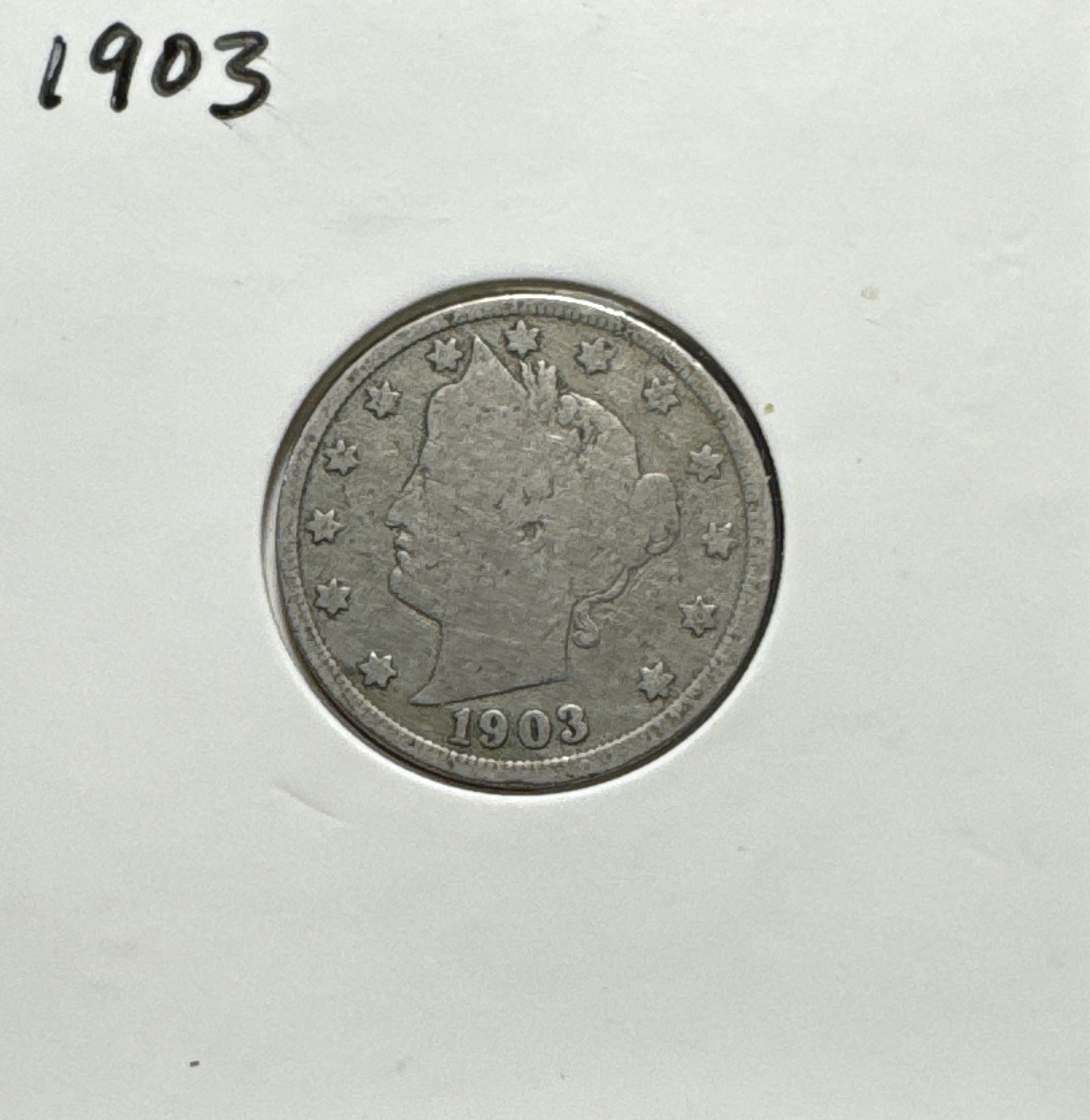 1903-P Liberty V Nickel Ungraded
