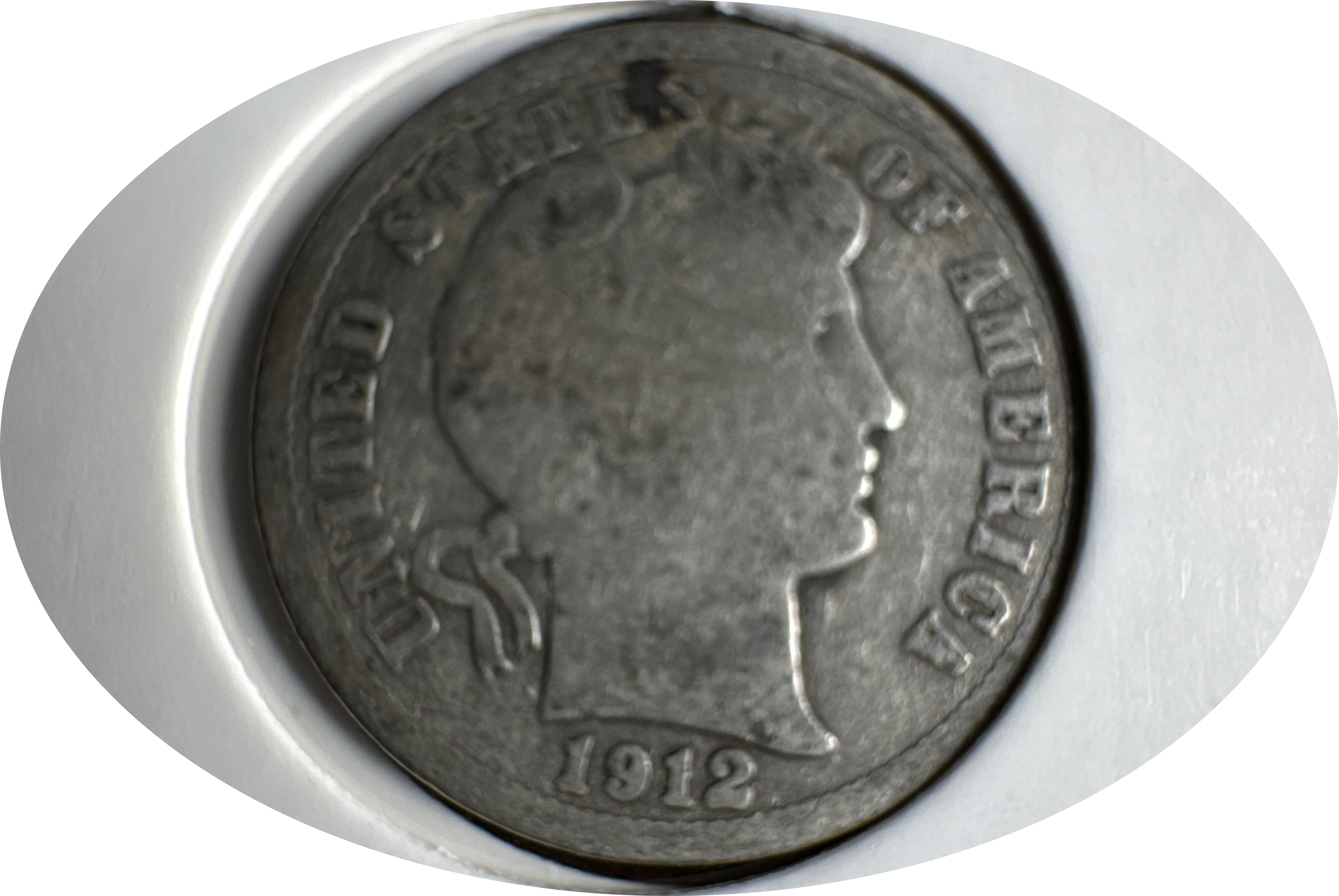 1912-P Barber Dime Ungraded