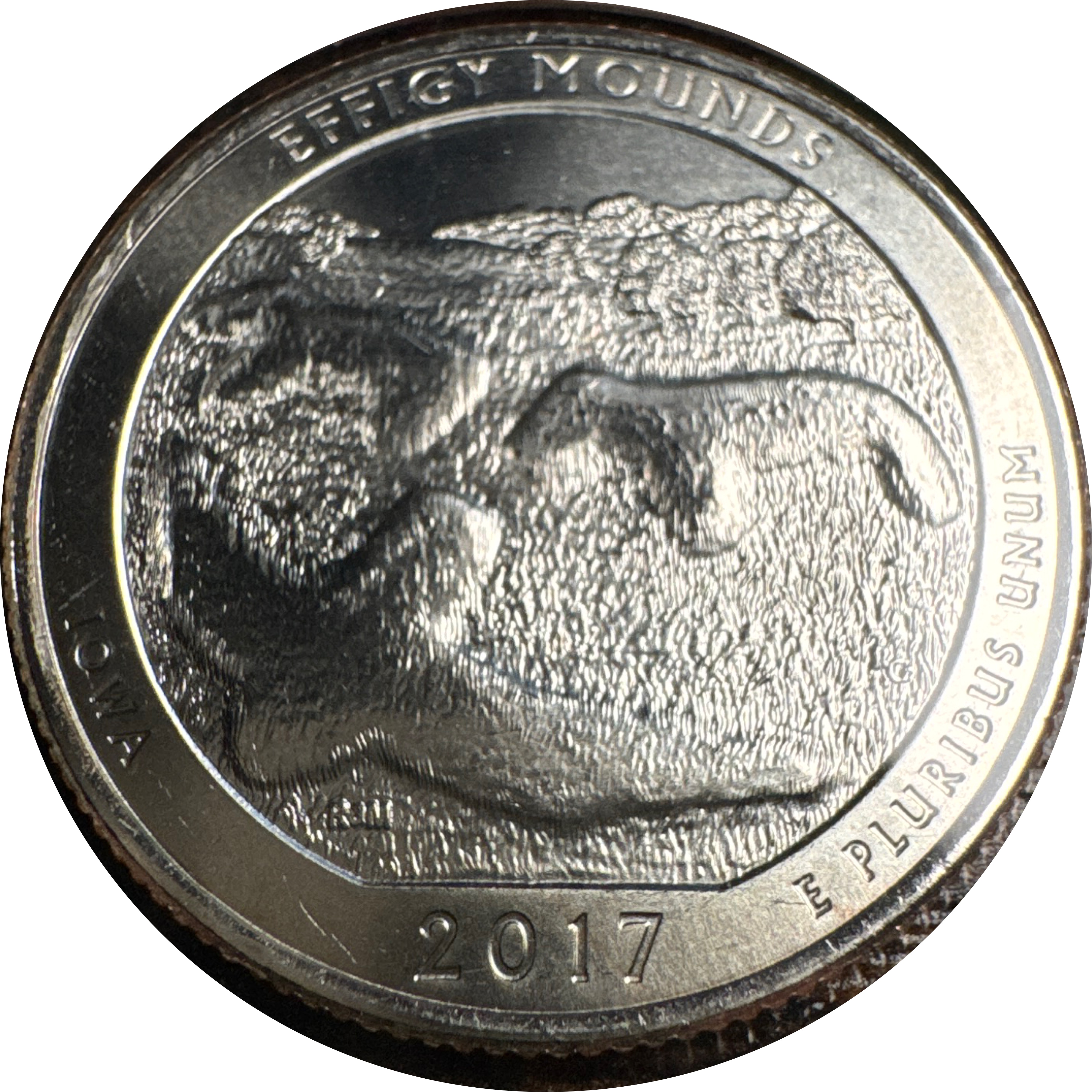 2017-P Washington Quarter Ungraded — back