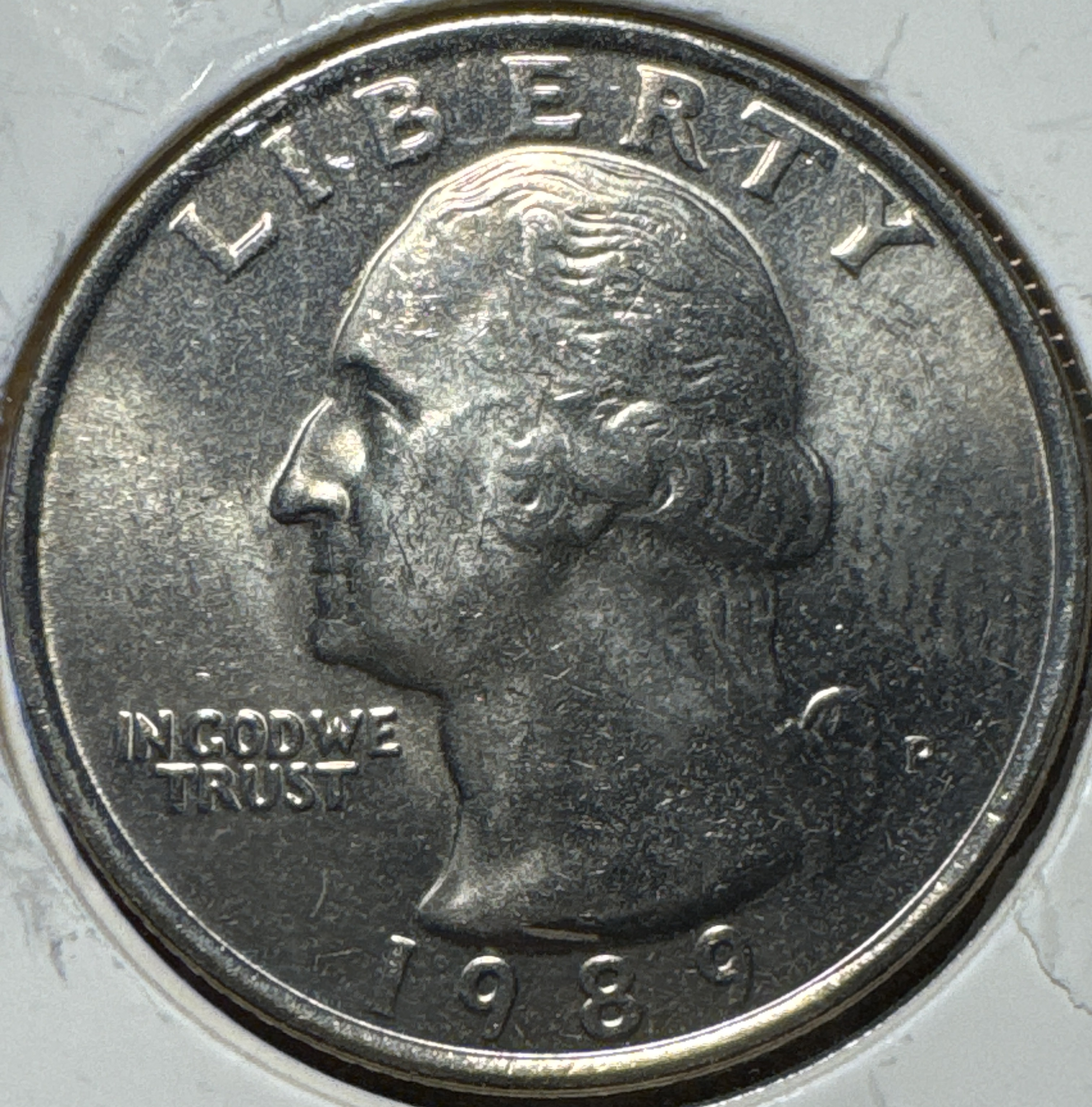 1989-P Washington Quarter Ungraded