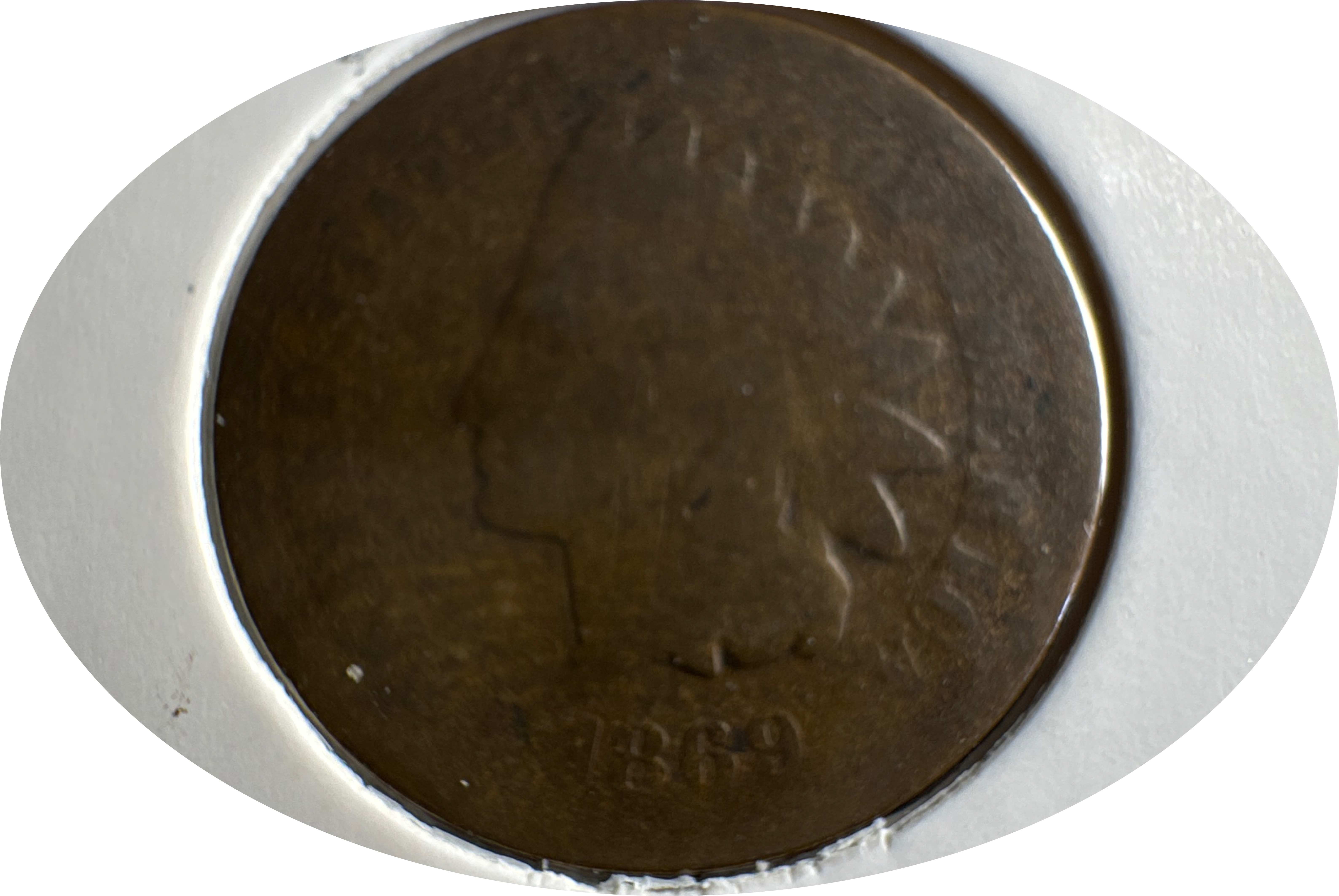 1869-P Indian Head Cent Ungraded