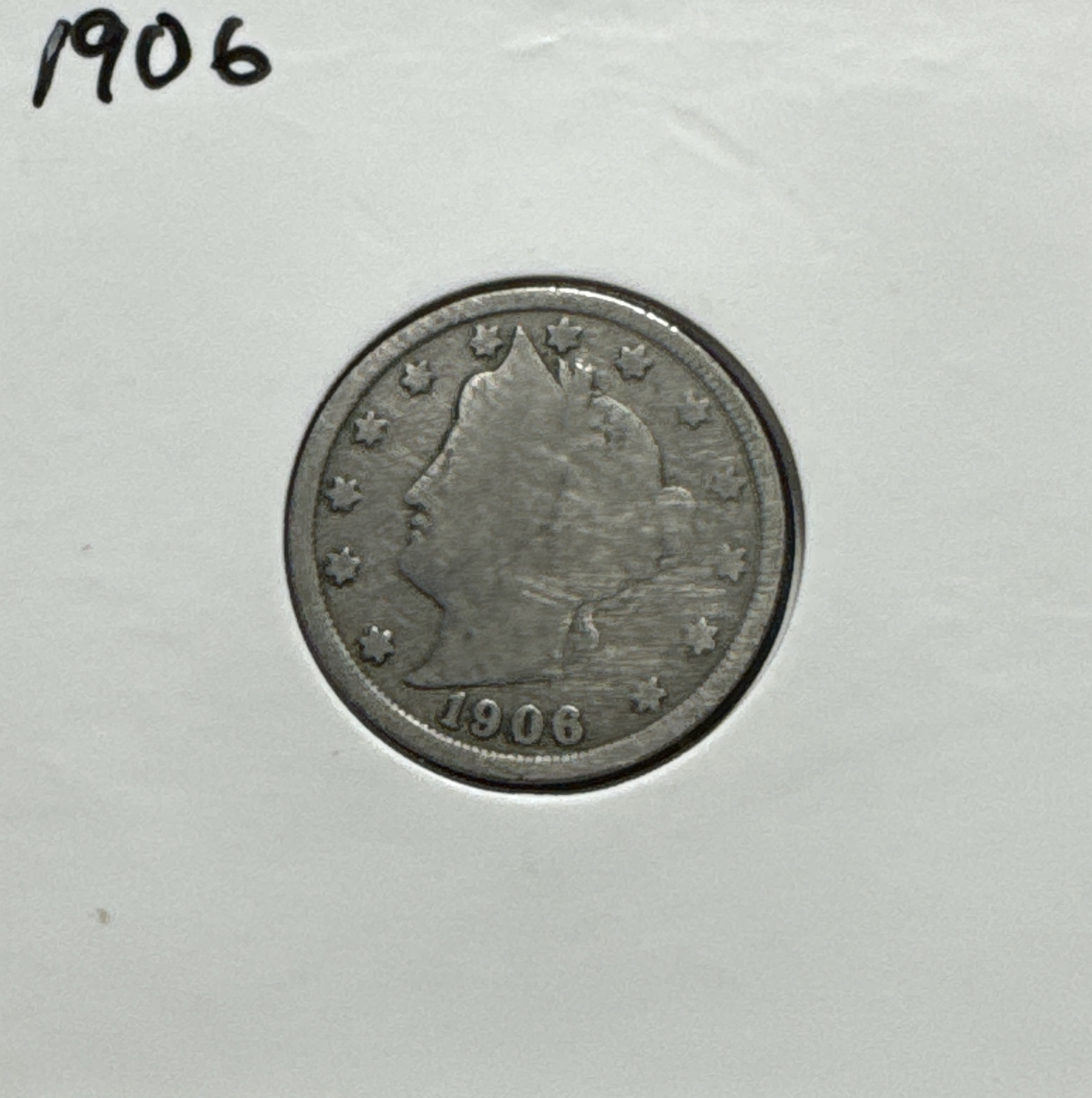 1906-P Liberty V Nickel Ungraded